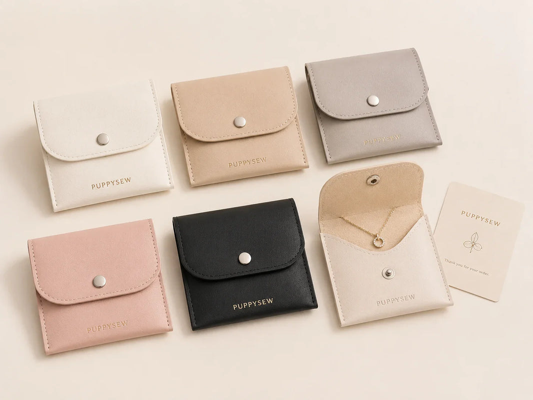 PU Snap Pouches for Jewelry Packaging: When Should Brands Use Them?