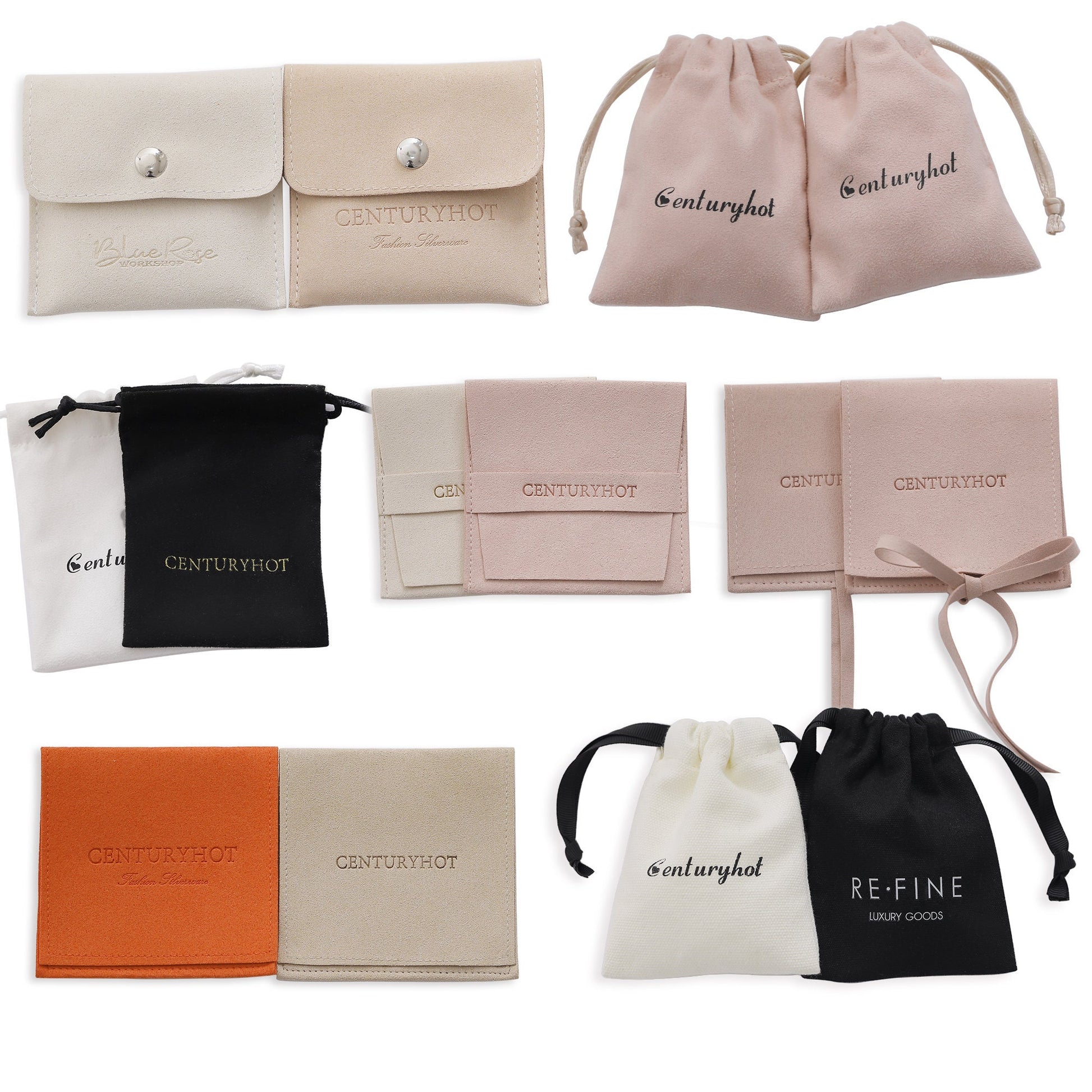 Custom Logo Microfiber Jewelry Bag – Personalized Wedding Gift, Packaging-8