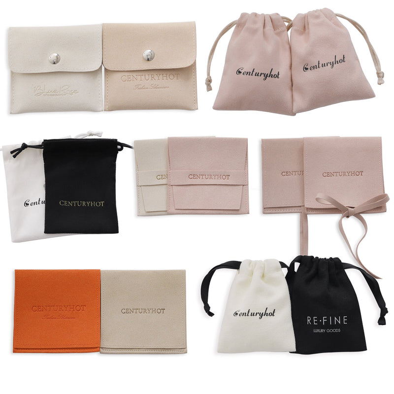 Custom Logo Microfiber Jewelry Bag – Personalized Wedding Gift, Packaging-zoom-