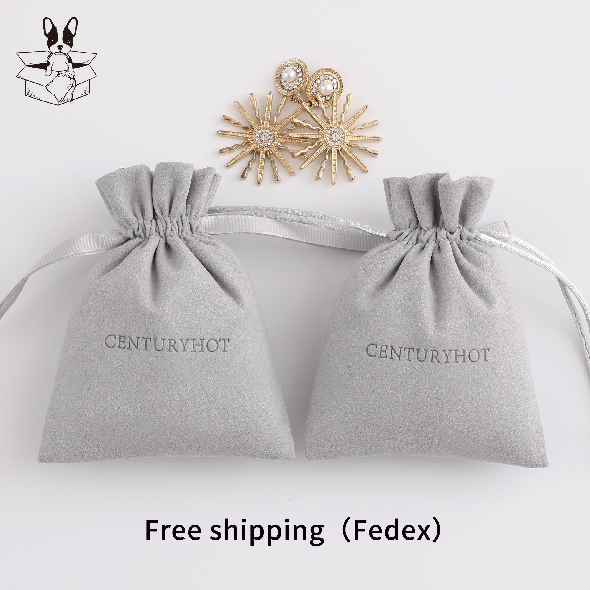 Custom Logo Microfiber Drawstring Bags, Personalized Jewelry Packaging-zoom-4