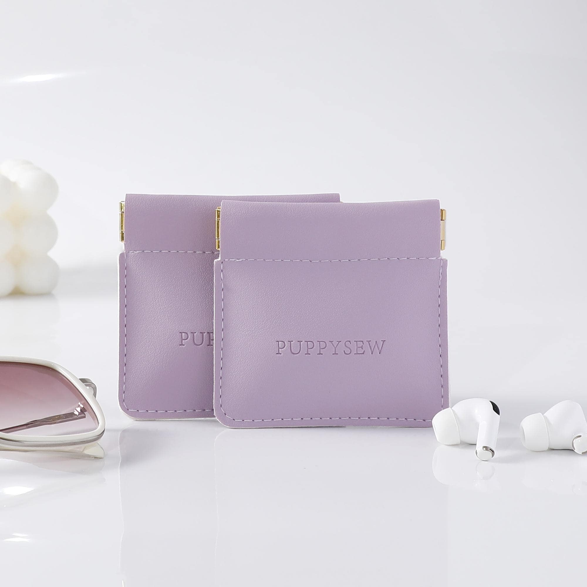 Custom Leather Jewelry Pouch, Snap Closure, Personalized Logo-zoom-4