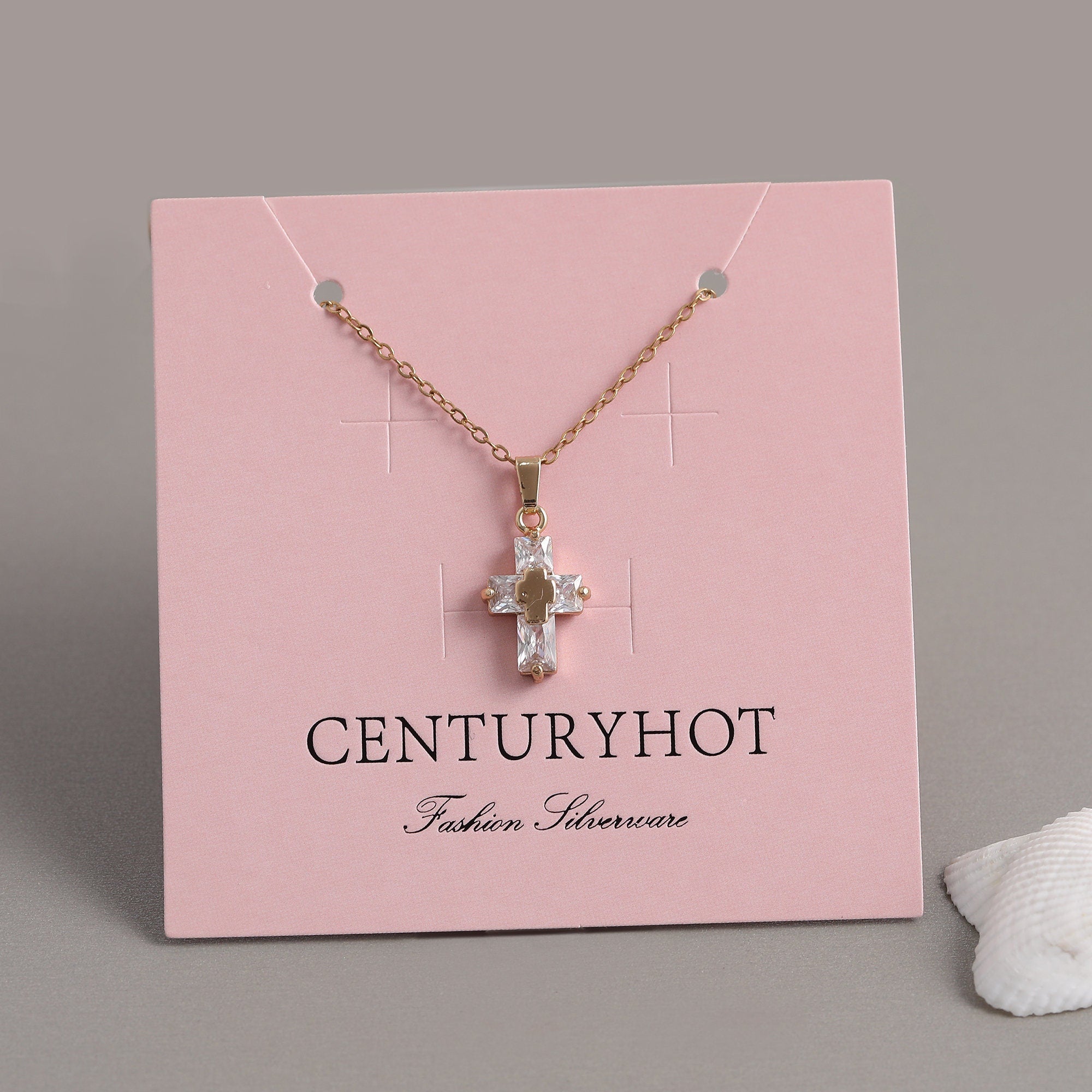 Custom Logo Jewelry Card, Necklace Display Packaging, Earring Card (100pcs)-zoom-4