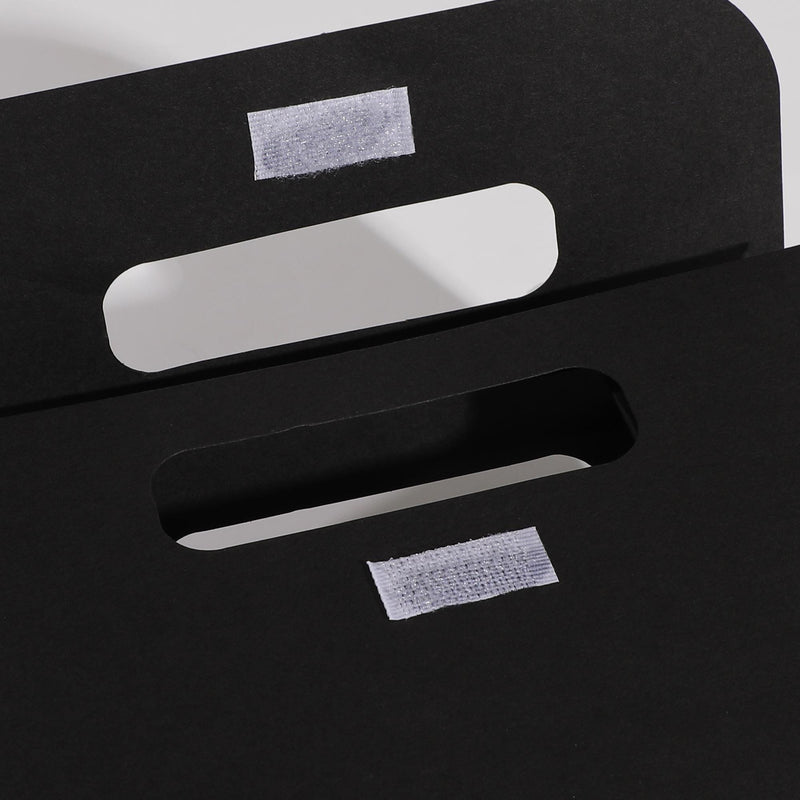 Customizable Printed Black Paper Bags, Jewelry Packaging-zoom-