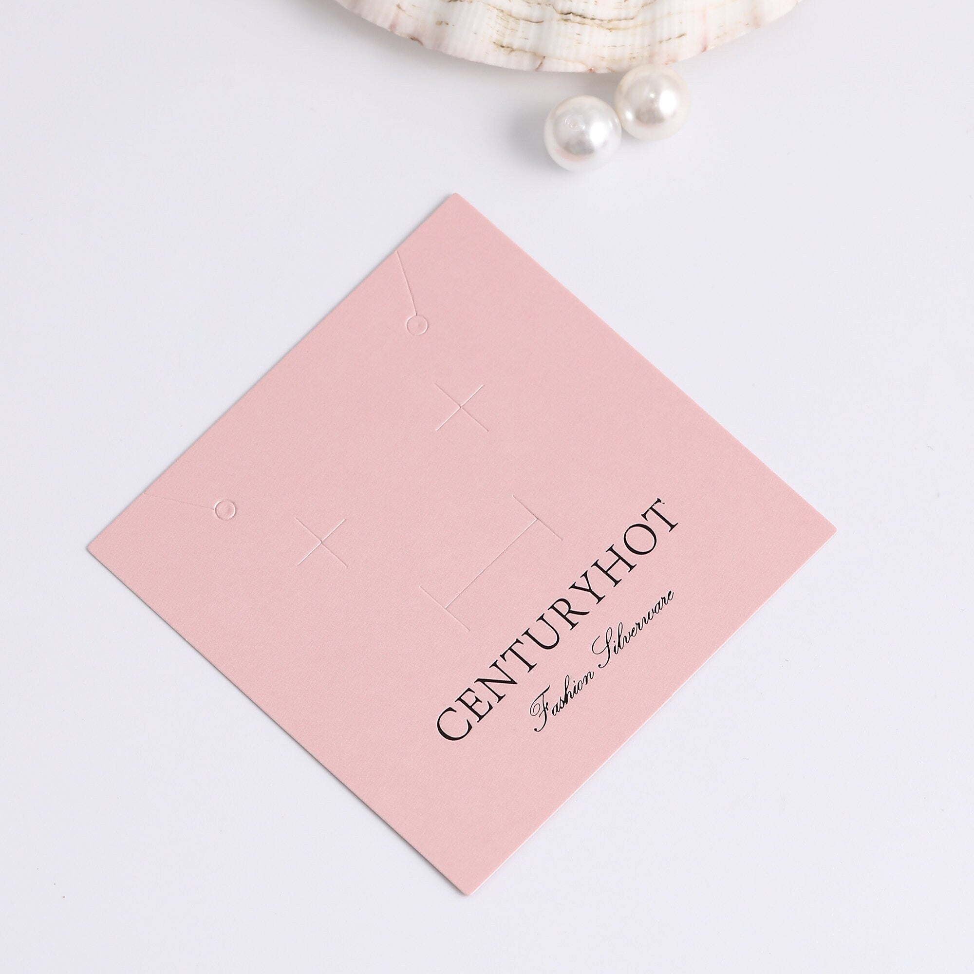 Custom Logo Jewelry Card, Necklace Display Packaging, Earring Card (100pcs)-zoom-6