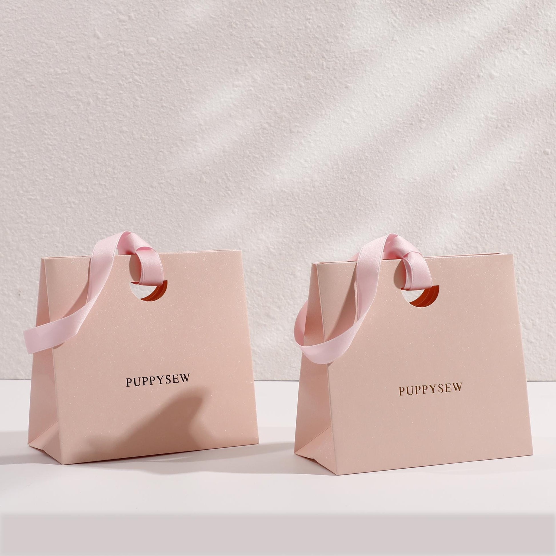 Personalized Paper Gift Bags with Ribbon, Custom Logo Packaging-4