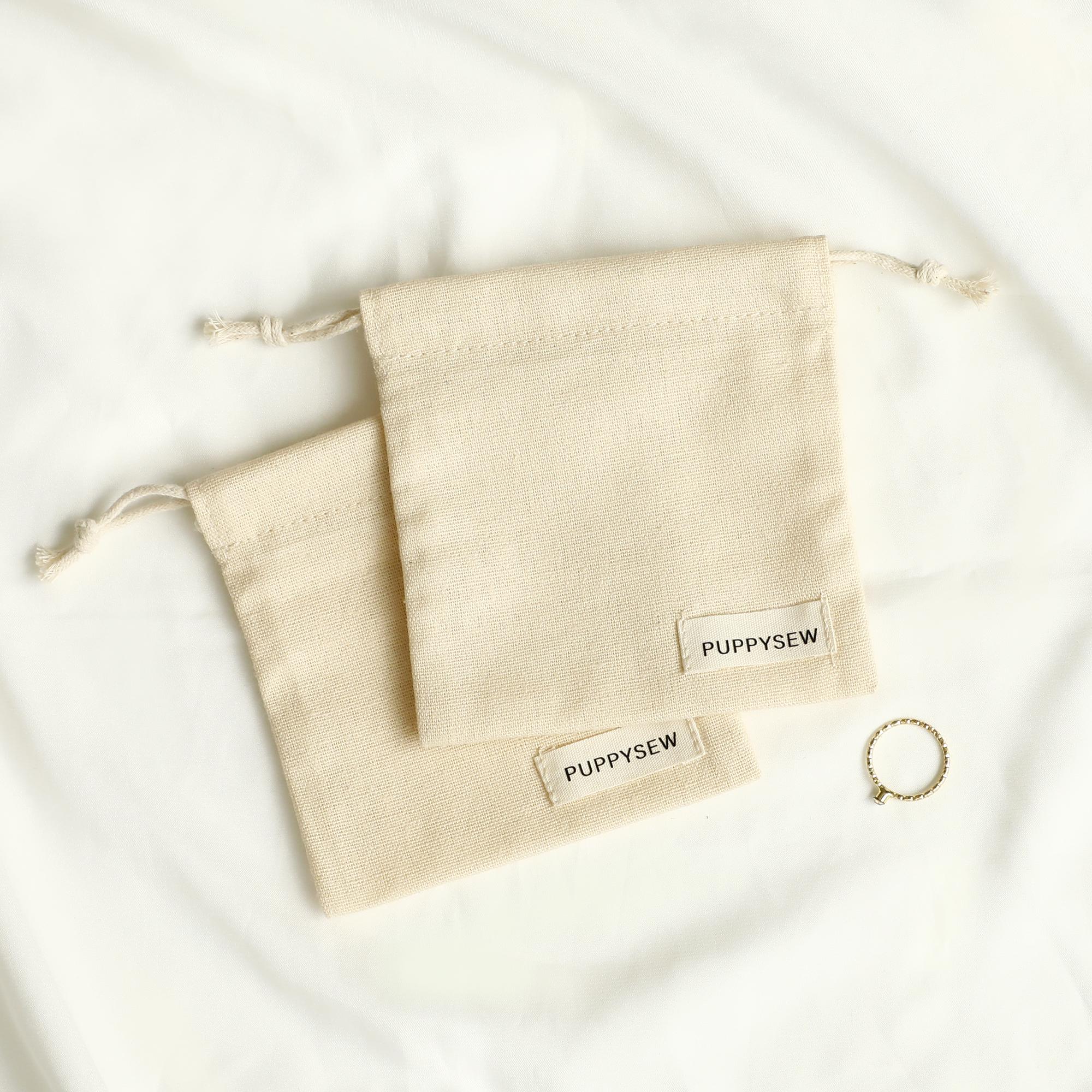 Customizable Cotton Canvas Drawstring Bag: Logo Jewelry Packaging-zoom-8