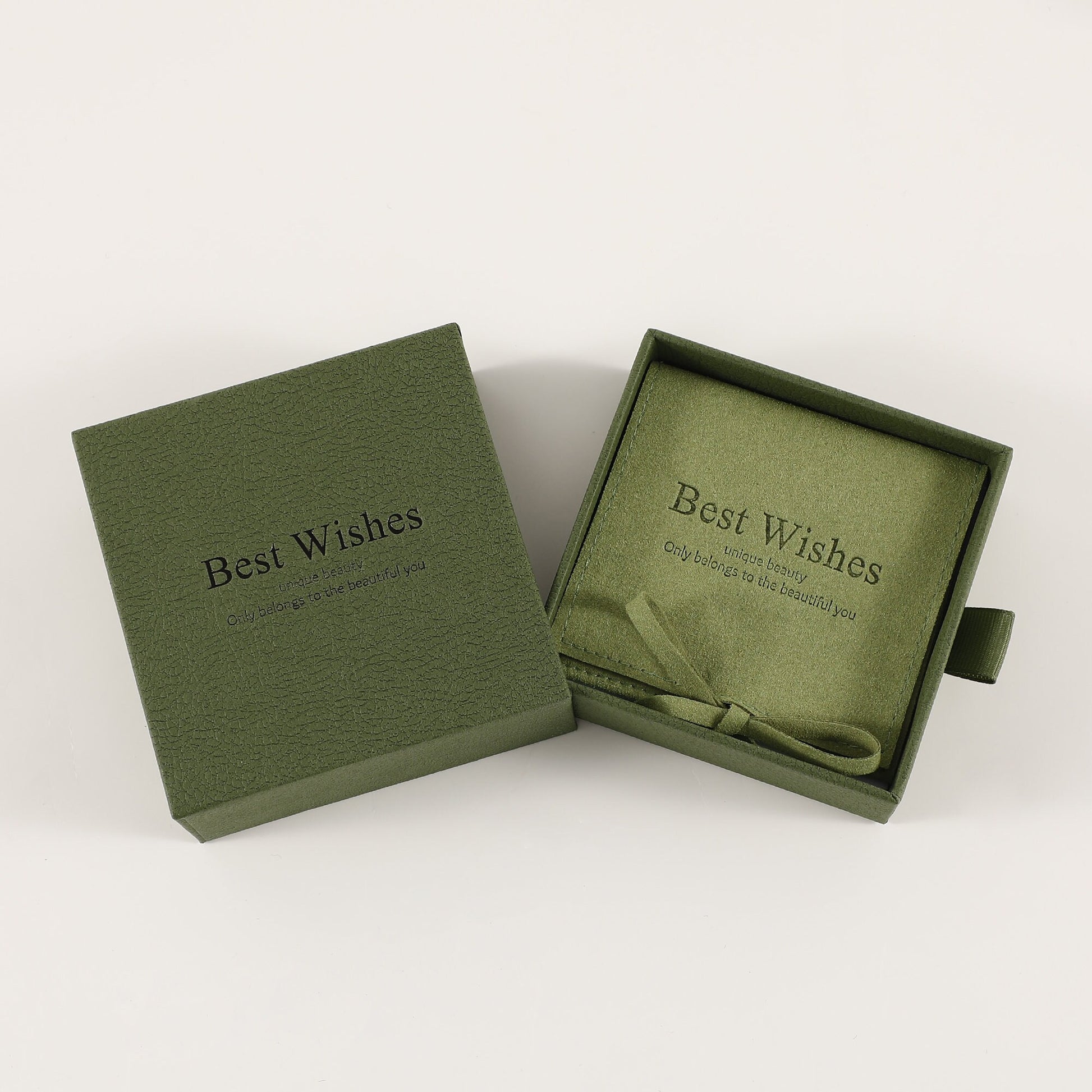 Jewelry Gift Box Set: Microfiber Bag, Customizable Logo-8