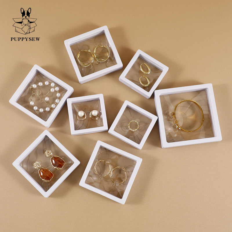 Custom Logo Jewelry Gift Box: Transparent Suspension Display-zoom-