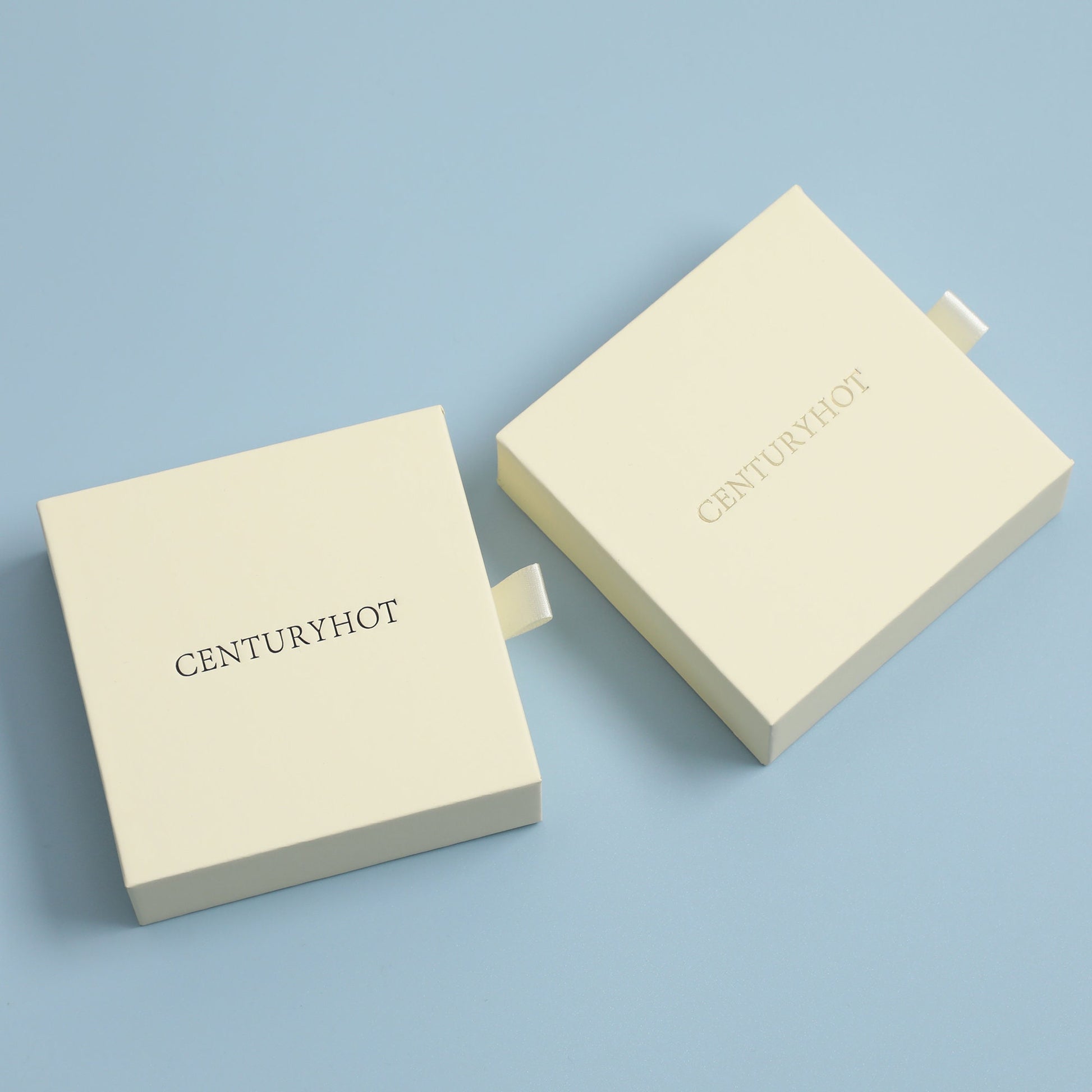 Custom Cream Jewelry Box: Logo, Drawer Style, Bulk (50pcs)-8