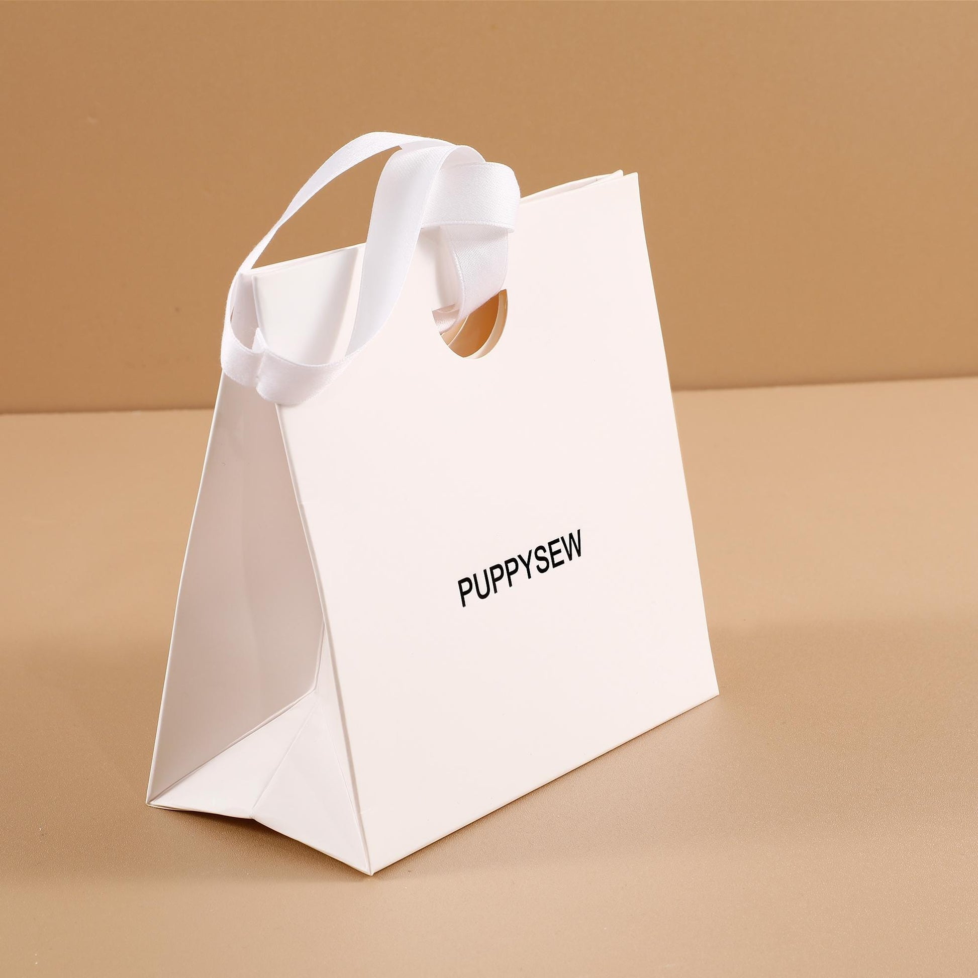 Custom Kraft Paper Gift Bags with Logo & Ribbon – Thick Texture Packaging-9