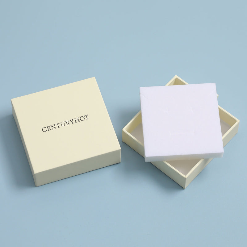 Custom Cream Jewelry Box: Logo, Drawer Style, Bulk (50pcs)-zoom-