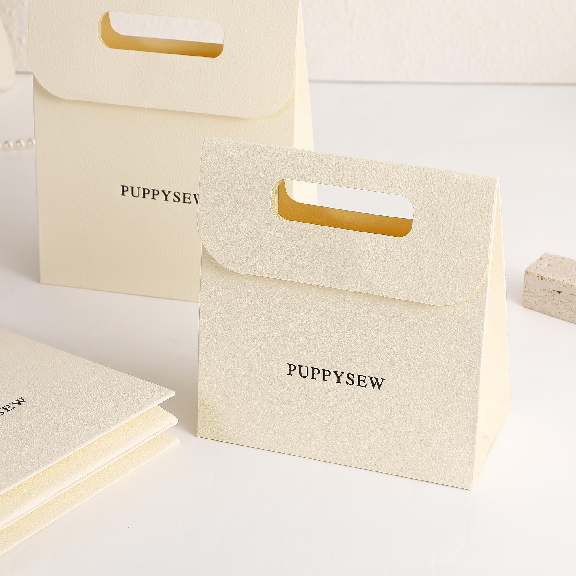 Custom Logo Kraft Gift Bags: Wedding, Jewelry, Boutique-zoom-6