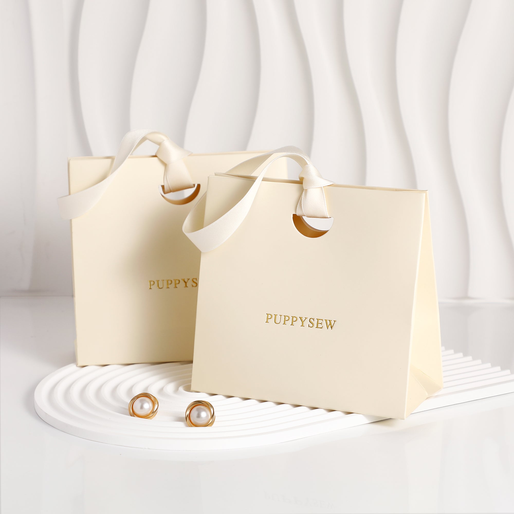 Custom Paper Gift Bags, Luxury Jewelry Packaging, Personalized Logo Boxes