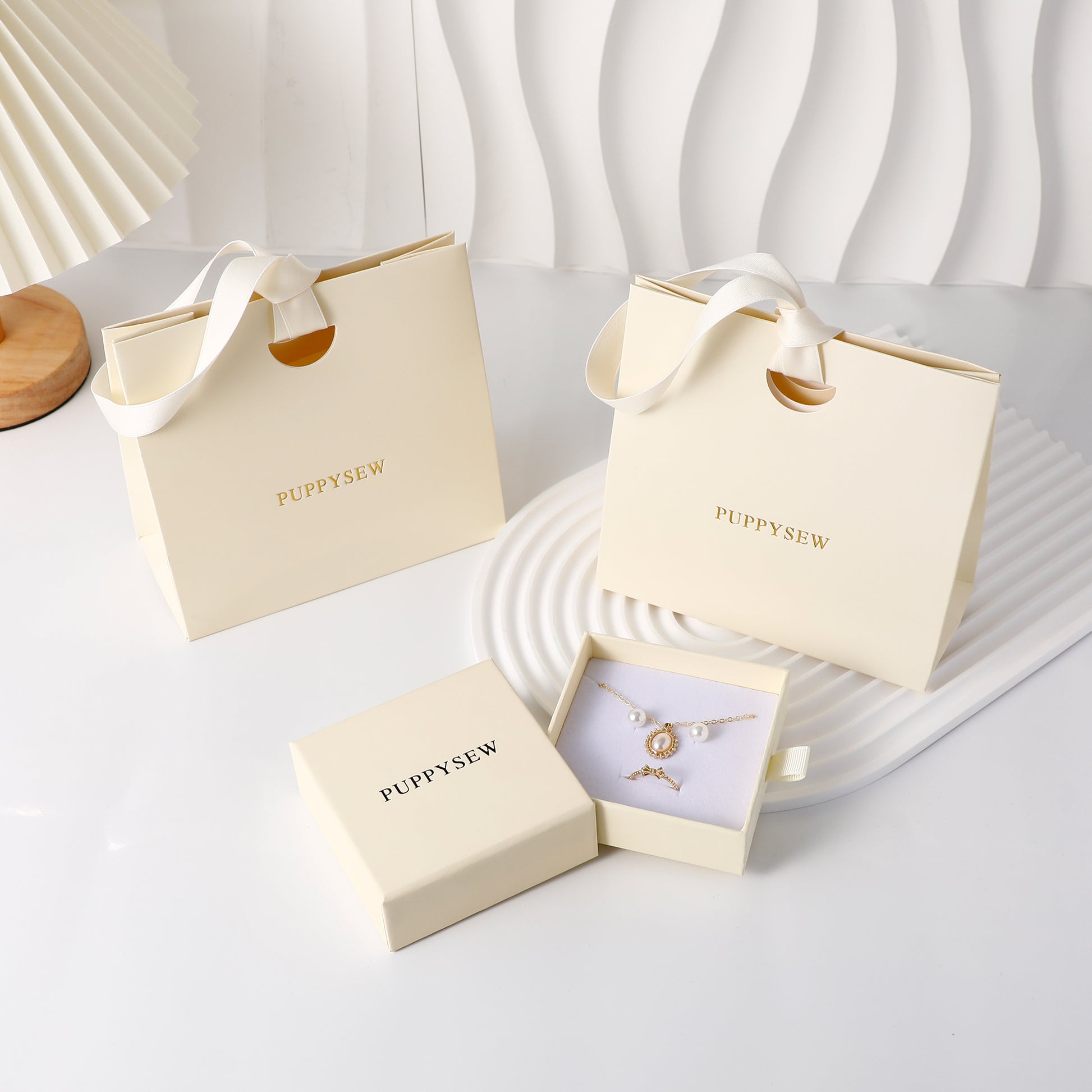 Custom Paper Gift Bags, Luxury Jewelry Packaging, Personalized Logo Boxes-1