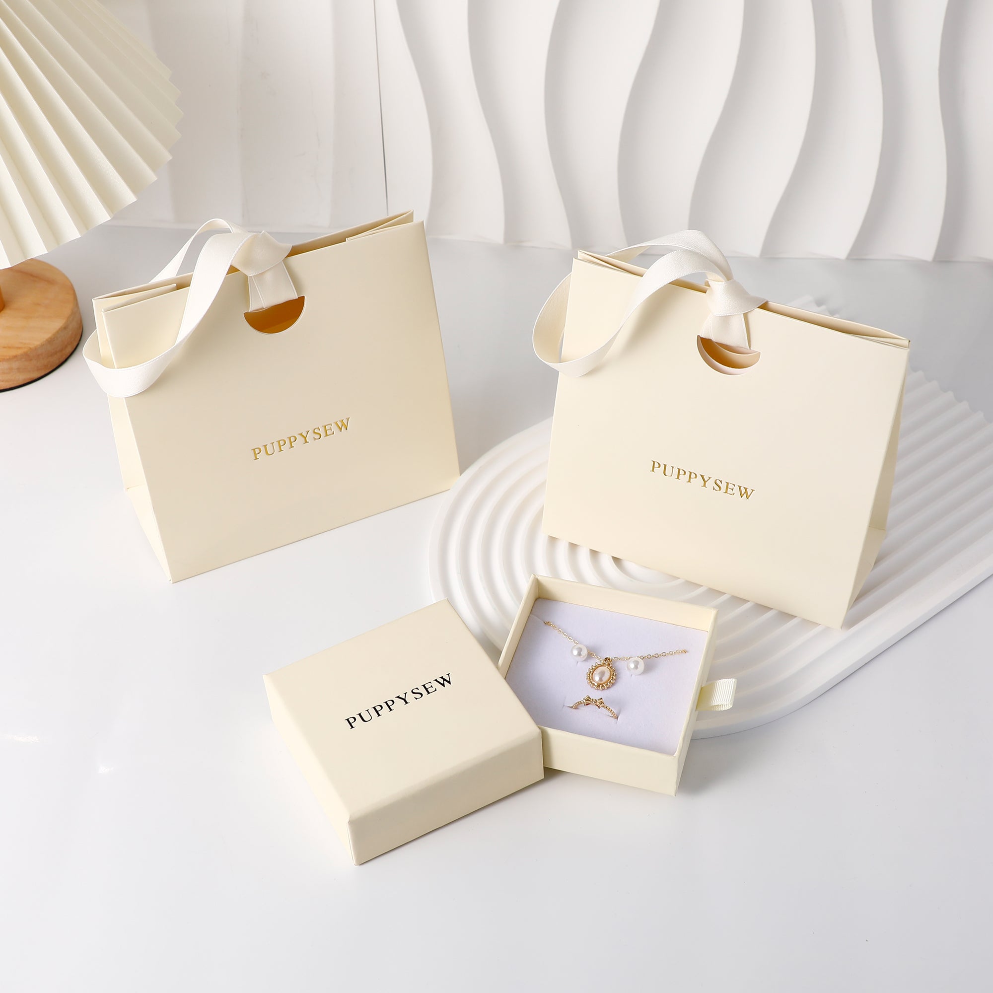 Custom Paper Gift Bags, Luxury Jewelry Packaging, Personalized Logo Boxes-zoom-1