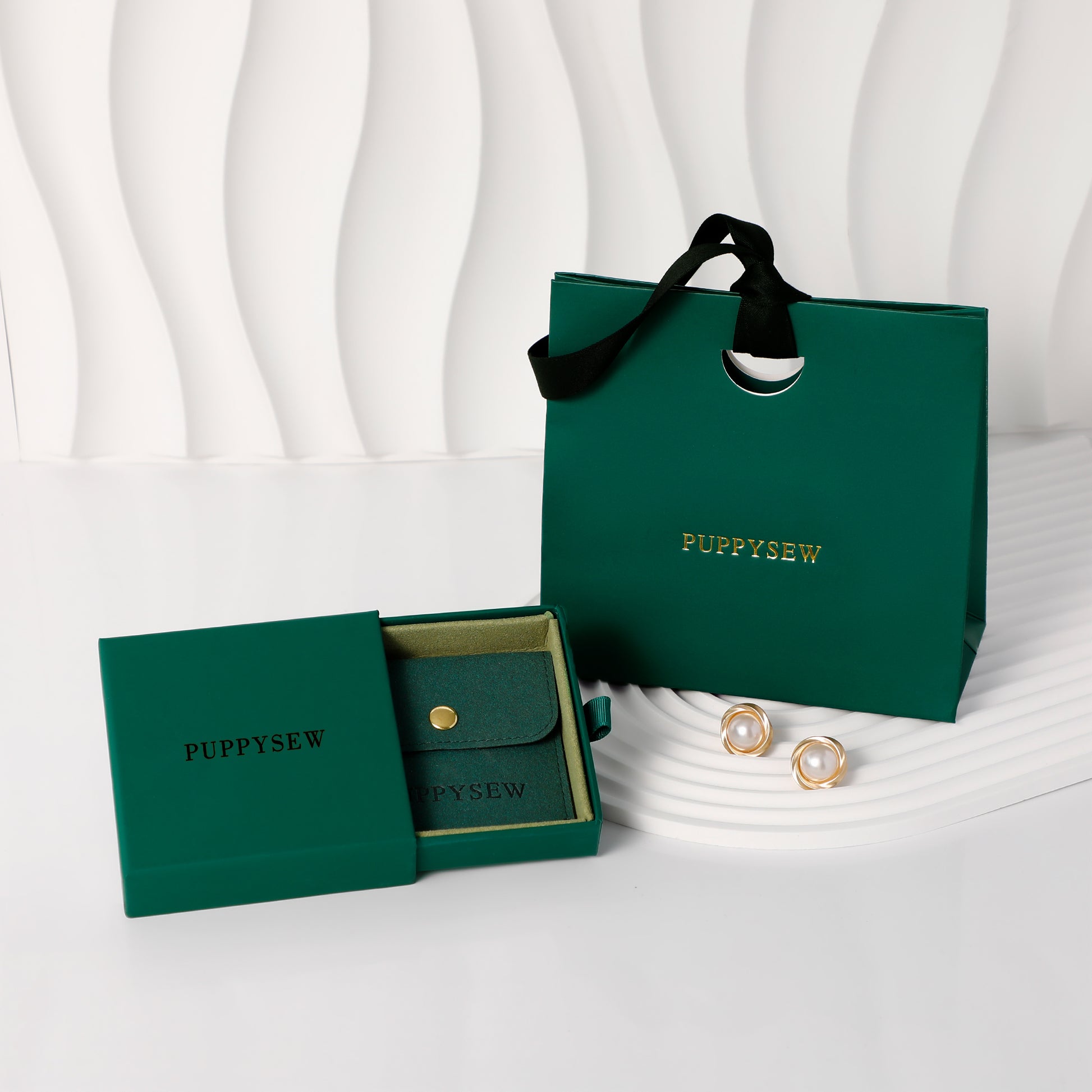Custom Logo Paper Gift Bag, Luxury Boutique Packaging, Branded Small Business Shopping Bag-3