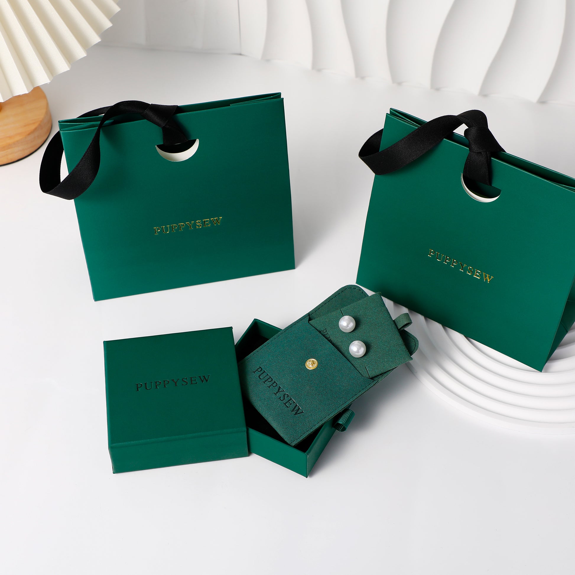 Custom Logo Paper Gift Bag, Luxury Boutique Packaging, Branded Small Business Shopping Bag-7