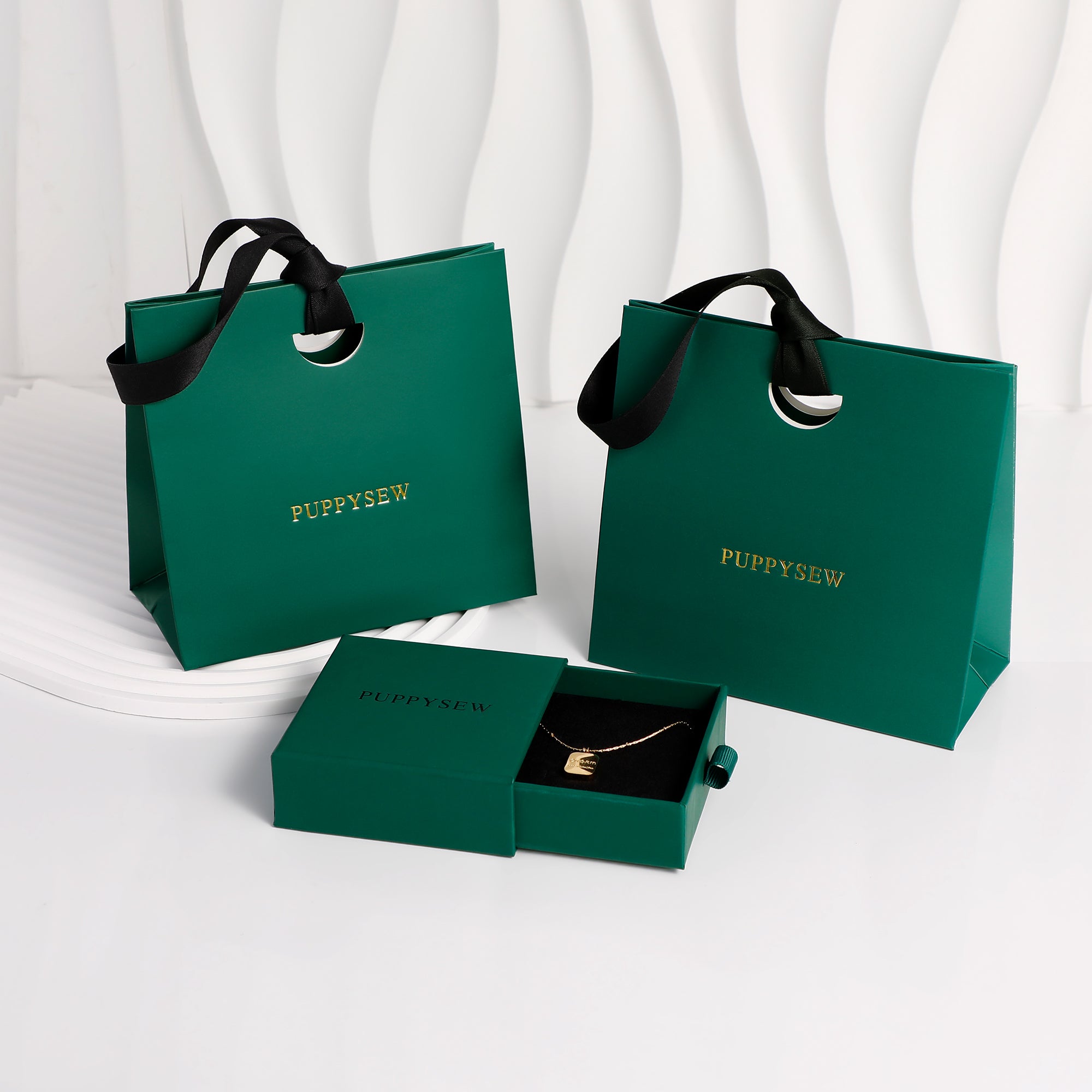Custom Logo Paper Gift Bag, Luxury Boutique Packaging, Branded Small Business Shopping Bag-zoom-5