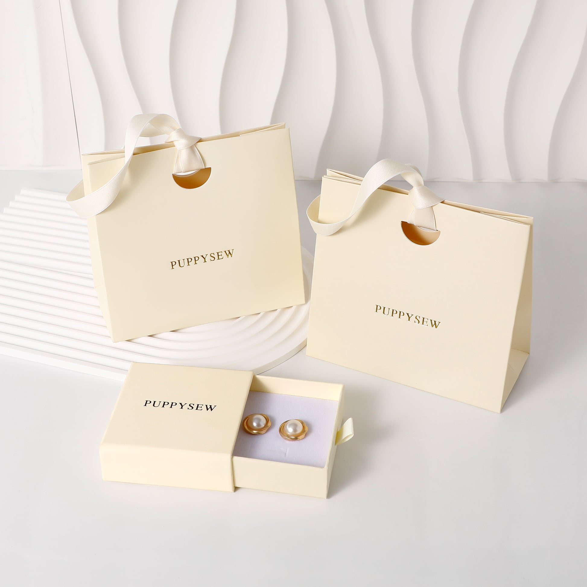 Custom Paper Gift Bags, Luxury Jewelry Packaging, Personalized Logo Boxes-6