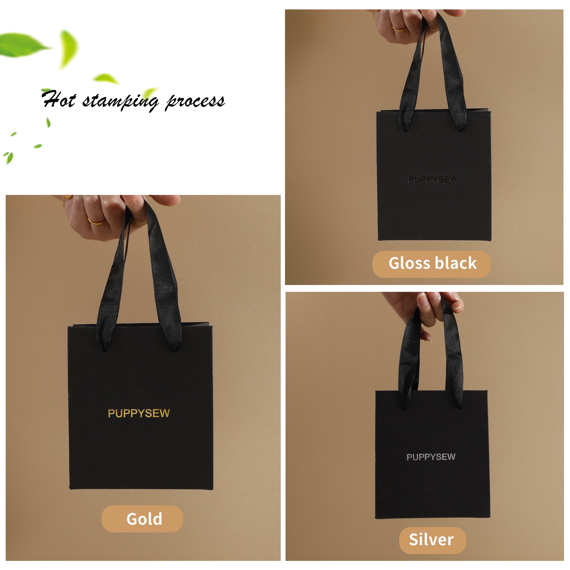 Custom Logo Paper Gift Bags, Retail Packaging-zoom-7