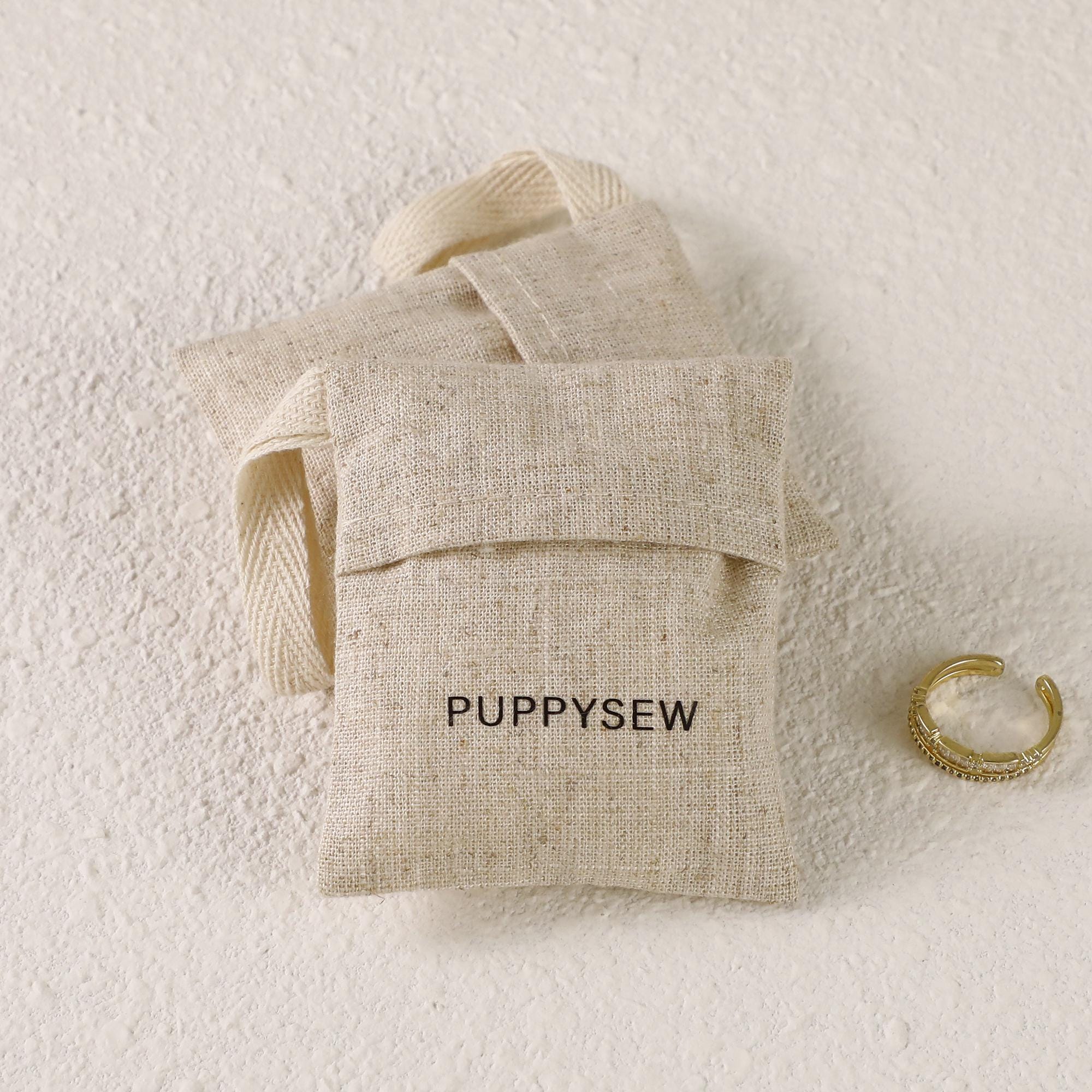 50 Natural Linen Jewelry Bags with Custom Logo-zoom-10