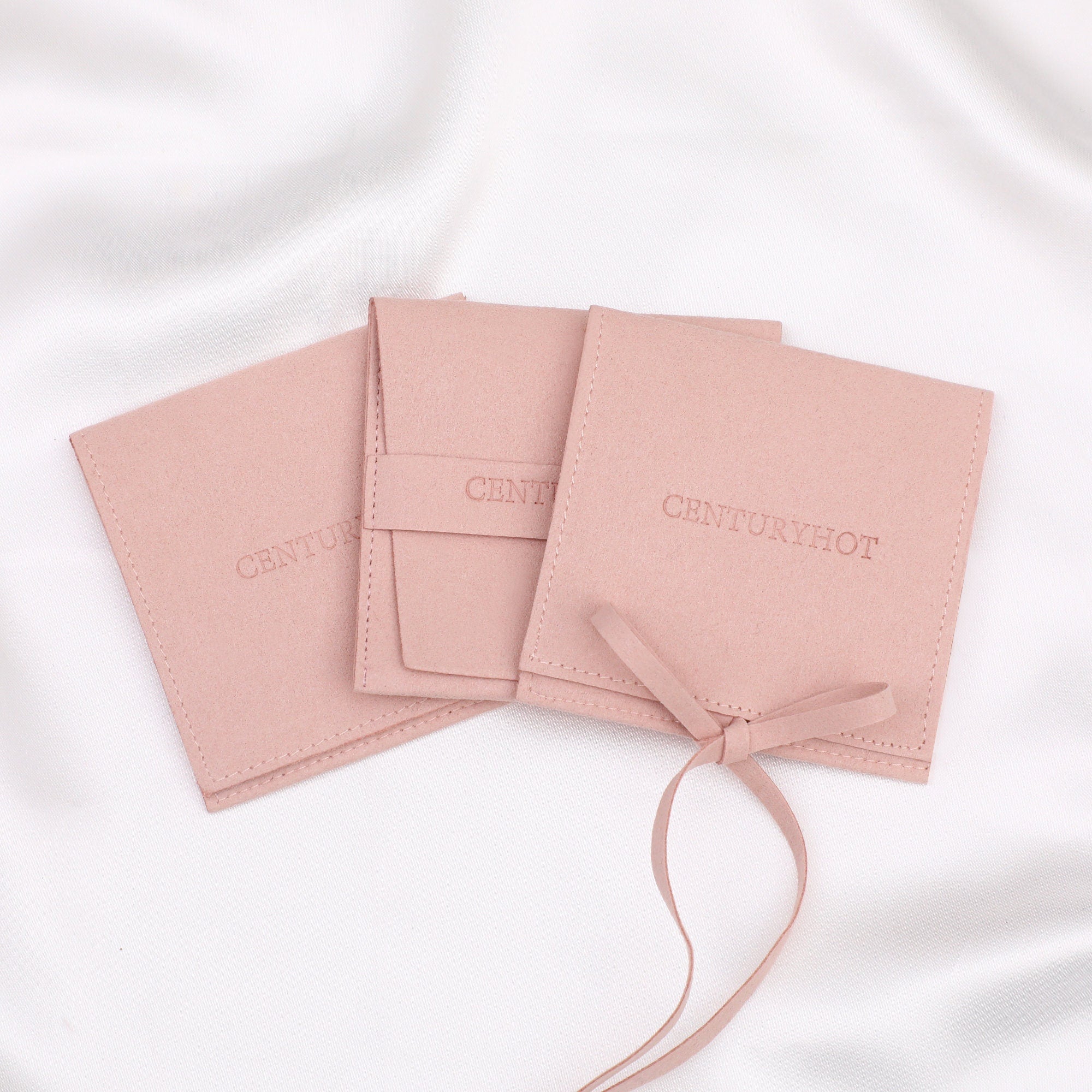 Personalized Microfiber Jewelry Bags: Embossed Logo, Custom Packaging-zoom-6