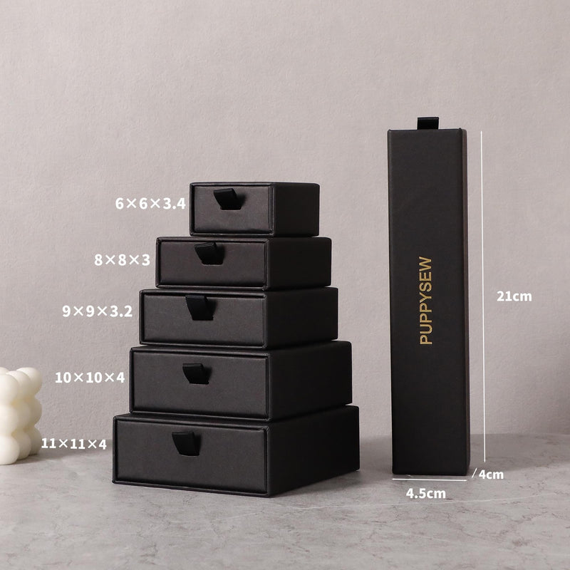 Custom Logo Jewelry Gift Boxes – Small Drawer-Type Packaging-zoom-