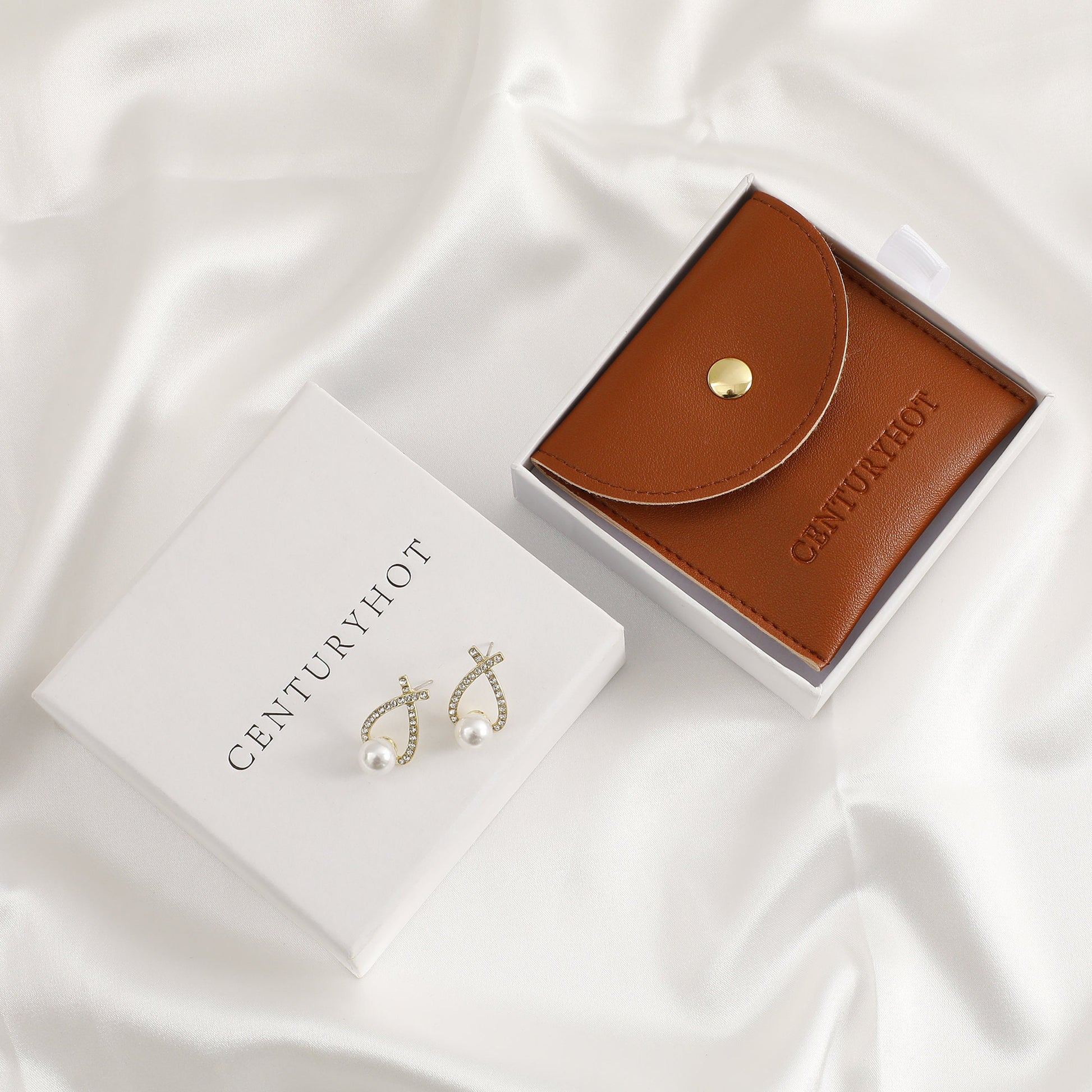 Custom Faux Leather Jewelry Bags with Logo, Personalized Gift Bags-5