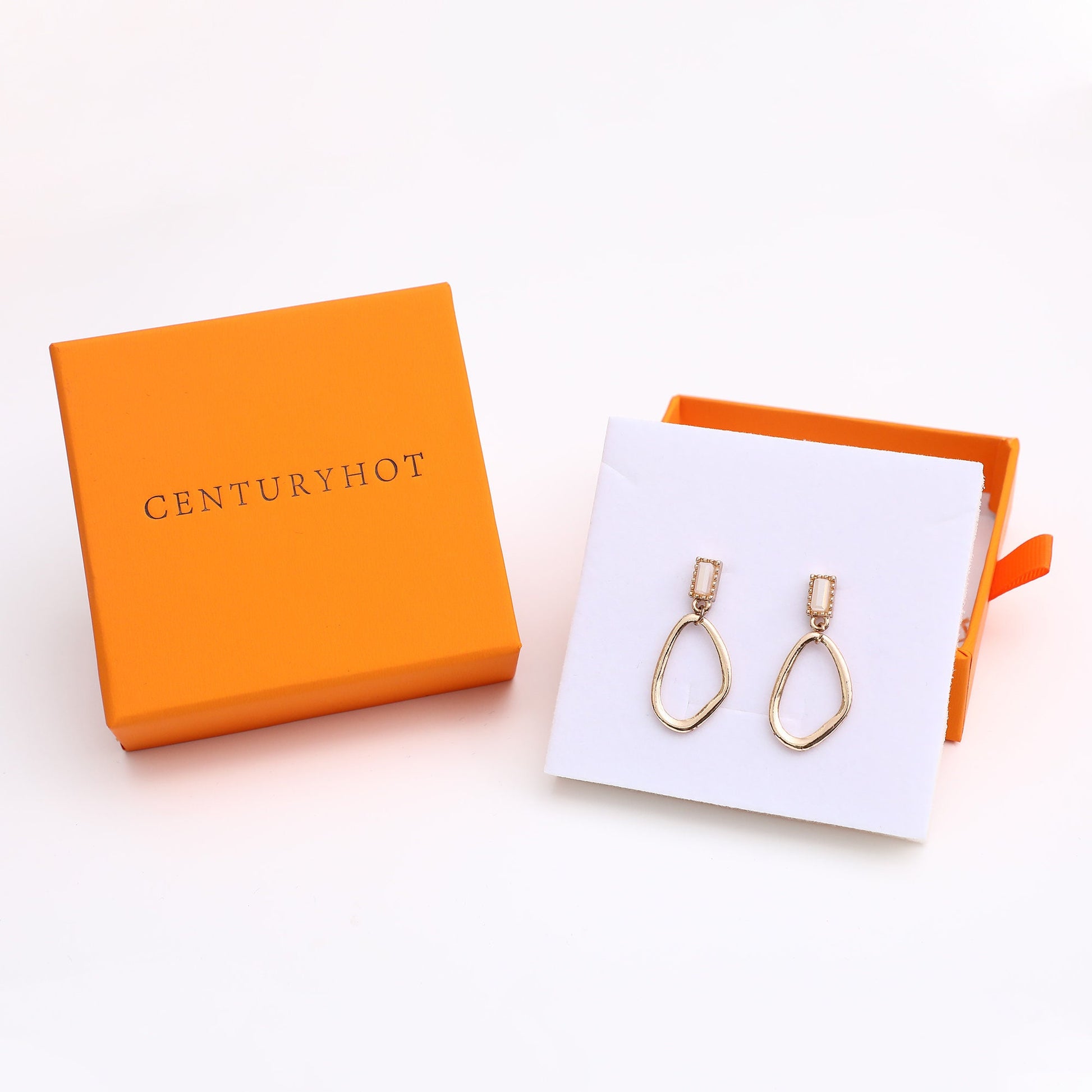 Custom Logo Jewelry Box, Orange Drawer Style (50pc)-7