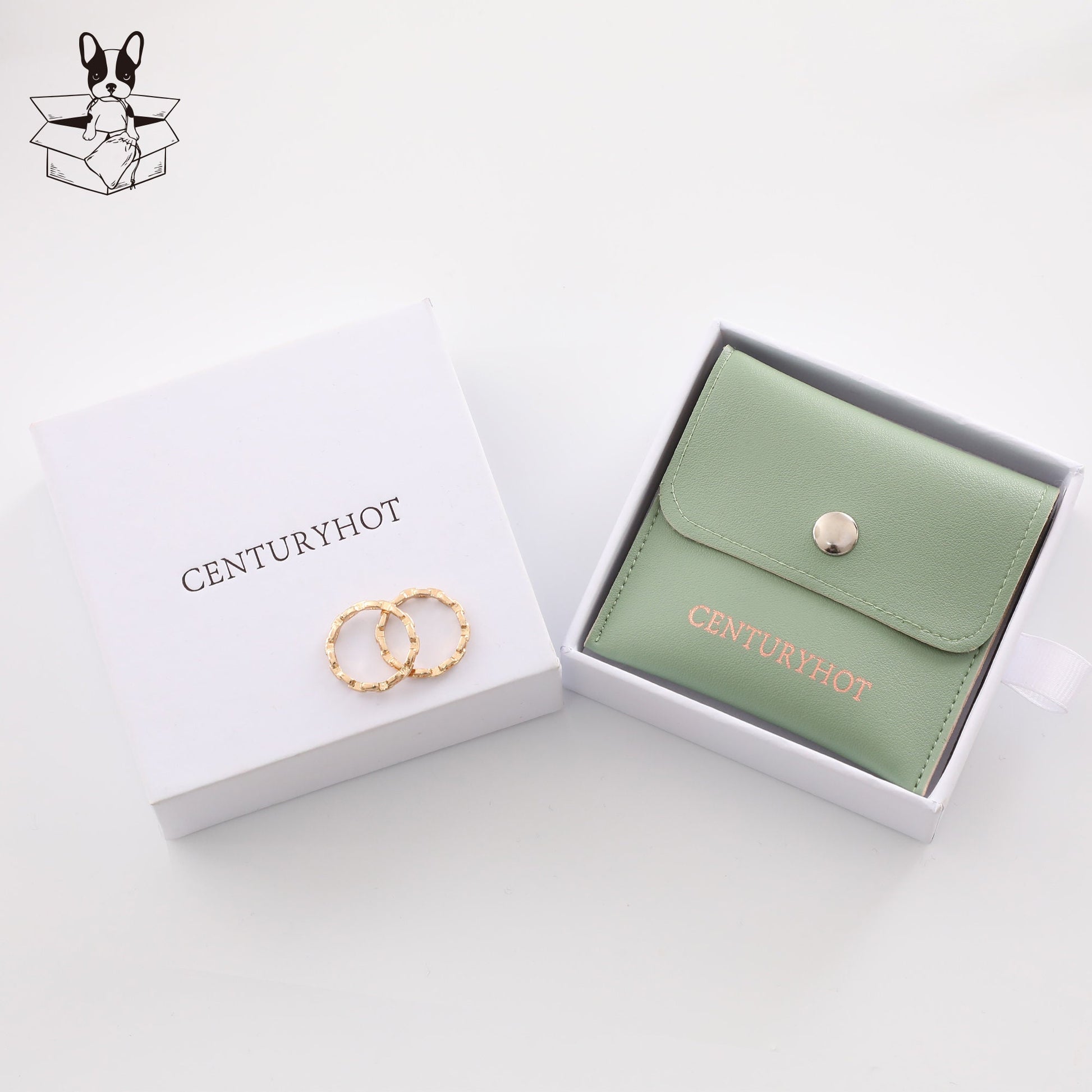 Custom Logo Jewelry Packaging Bags, Embossed Microfiber Leather Envelope-8