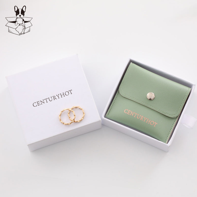 Custom Logo Jewelry Packaging Bags, Embossed Microfiber Leather Envelope-zoom-