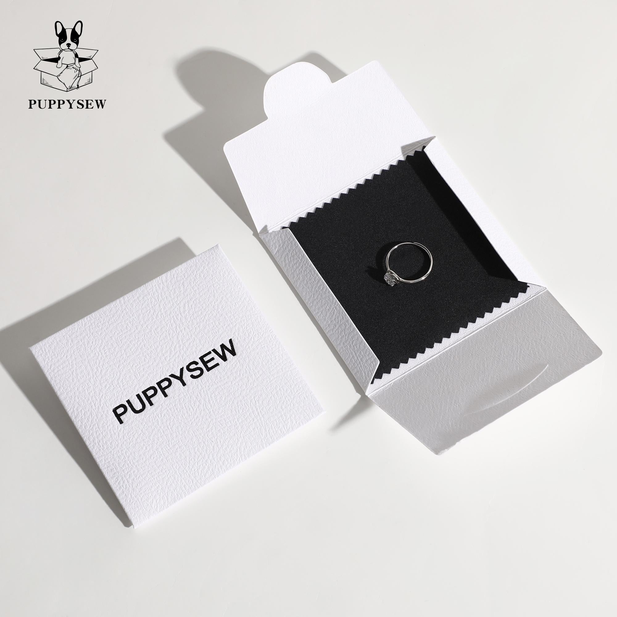 Custom Logo Jewelry Cleaning Cloth, Silver Polishing Cloth (100pcs)-zoom-1