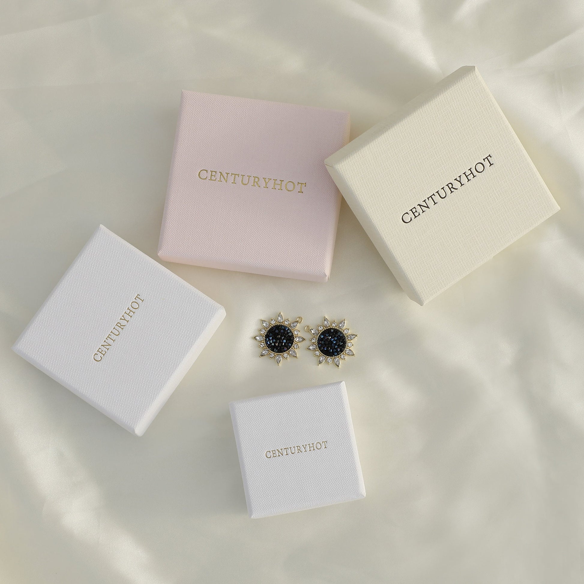 50 Pcs Custom Logo Jewelry Gift Box: Ring, Necklace, Bracelet-2