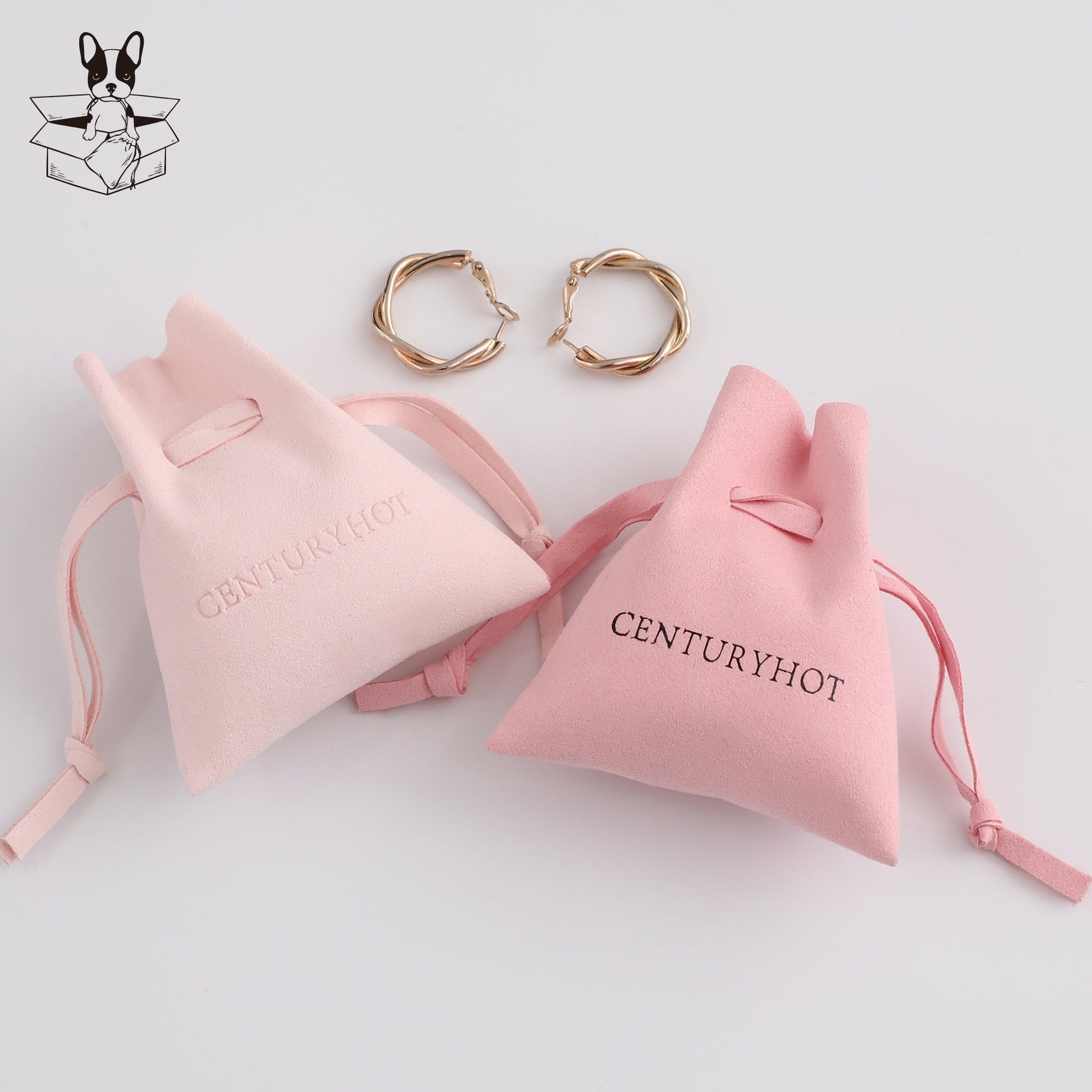 Personalized Microfiber Jewelry Bag with Custom Logo-7