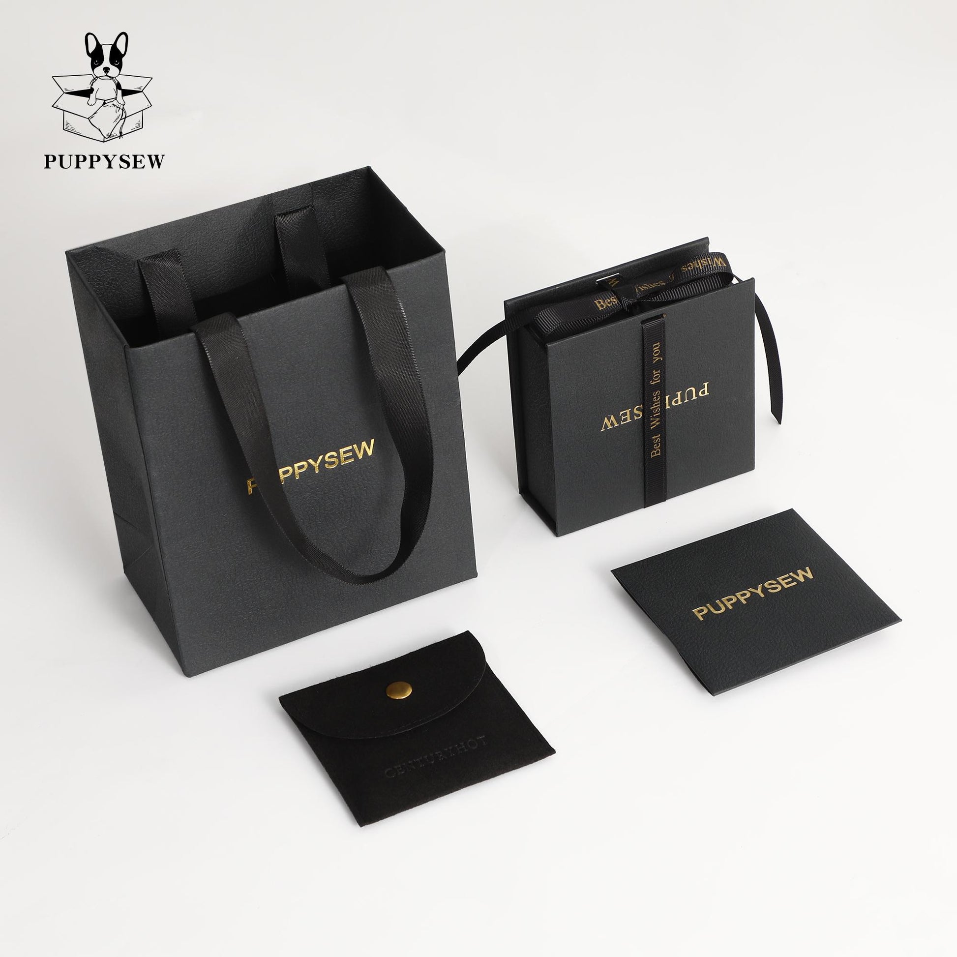 Luxury Magnetic Jewelry Box, Textured Cardboard Gift Box-6