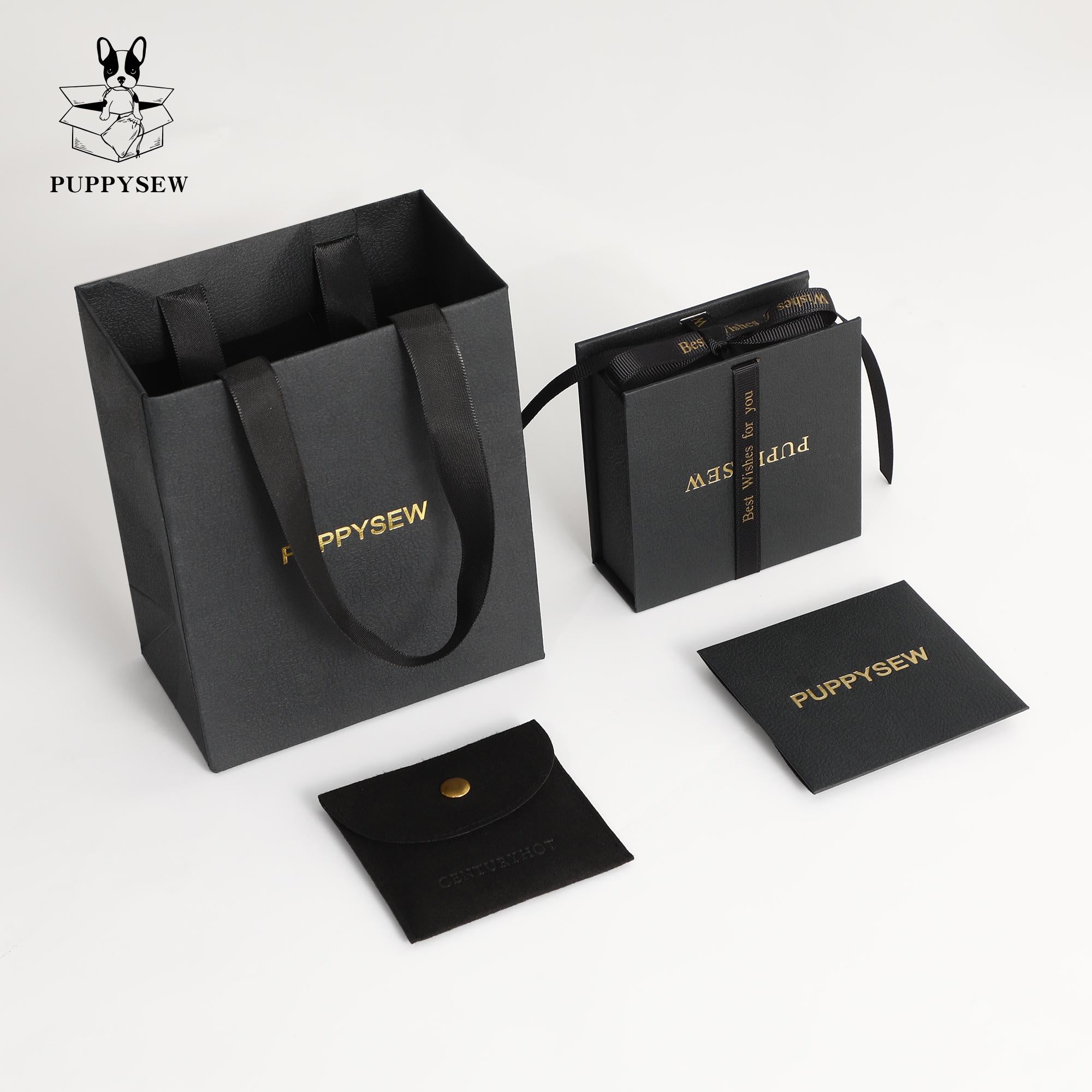 Luxury Magnetic Jewelry Box, Textured Cardboard Gift Box-zoom-6