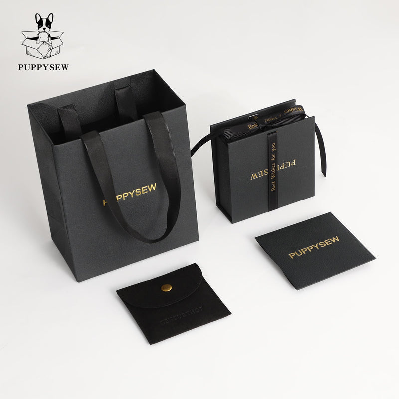 Luxury Magnetic Jewelry Box, Textured Cardboard Gift Box-zoom-