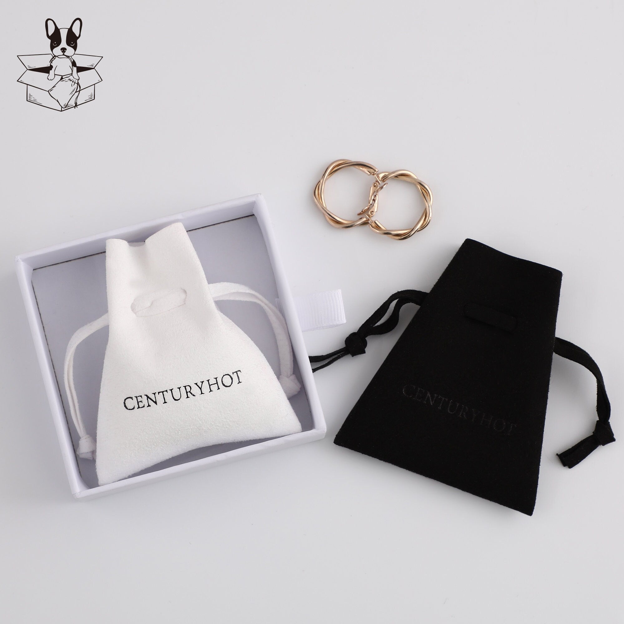 Custom Logo Microfiber Jewelry Pouch - Wedding Favor Packaging-zoom-6
