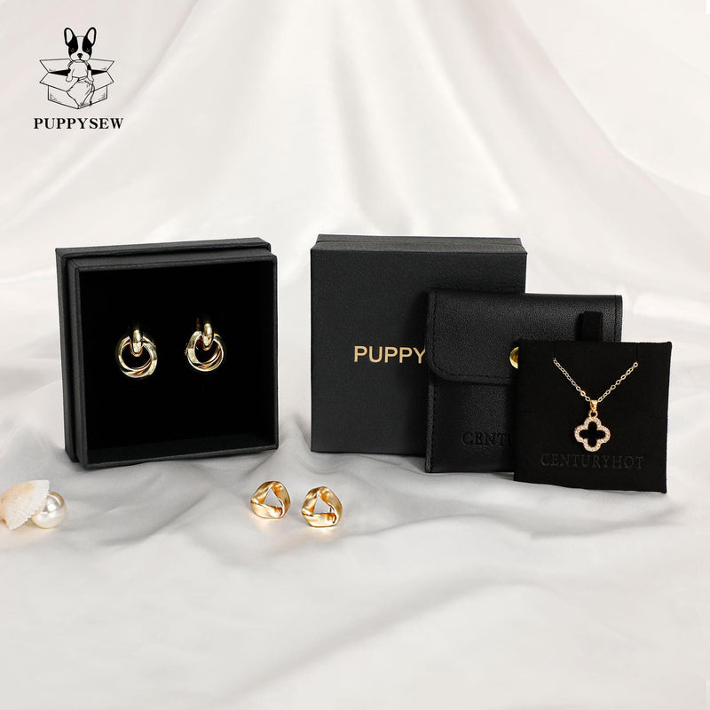 Custom Jewelry Box, Ring Earring Necklace Packaging, 9x9x4cm-zoom-