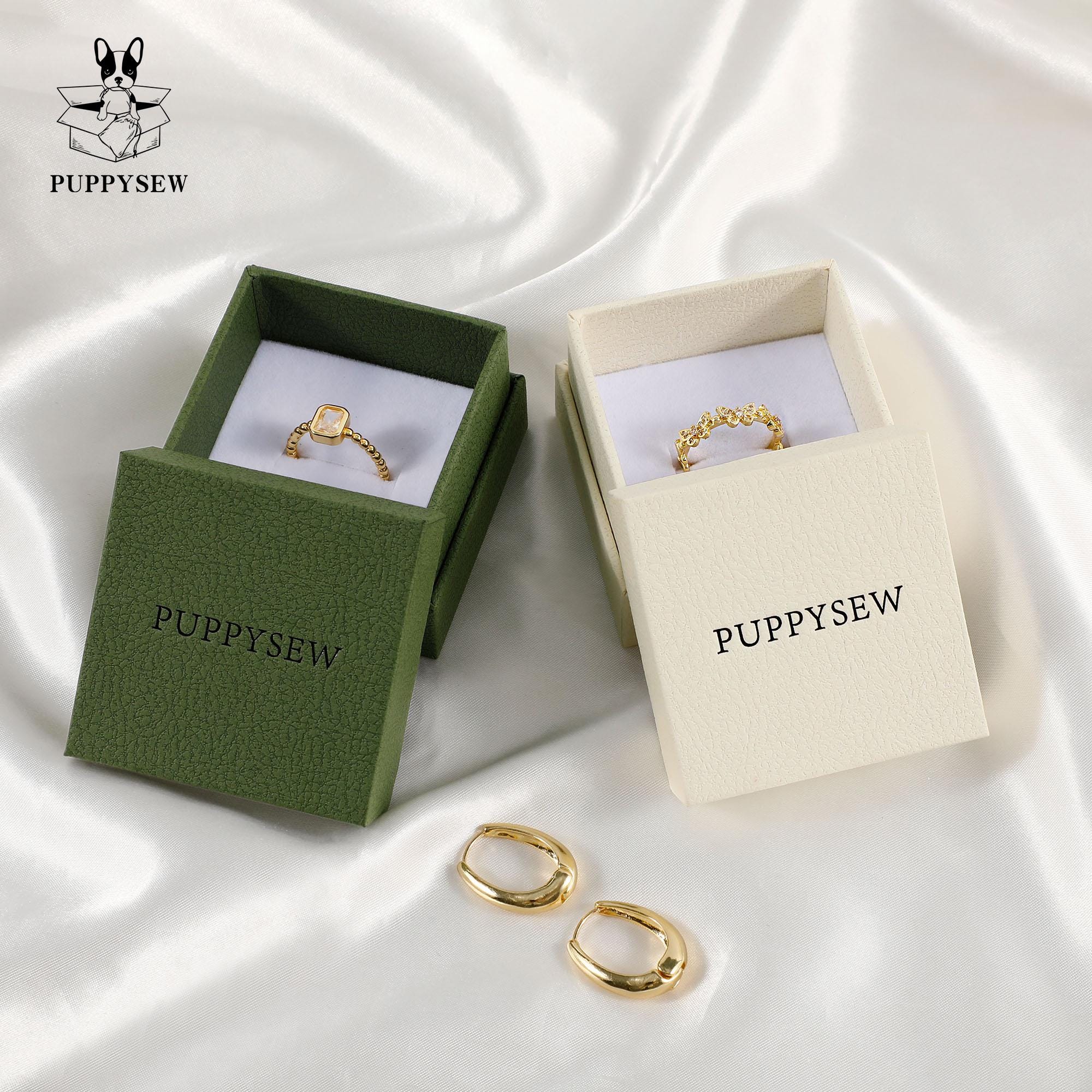 Customizable Jewelry Gift Box, Ring Earring Watch Box (6x6x4cm)-zoom-7
