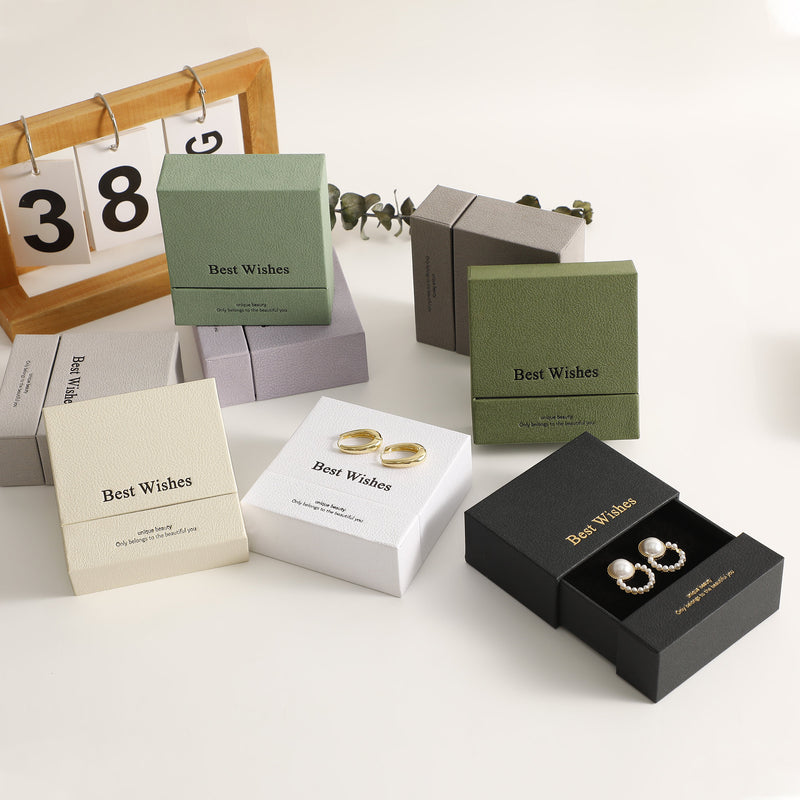 Customizable Logo Jewelry Box: Necklace, Ring, Earring Gift Packaging-zoom-