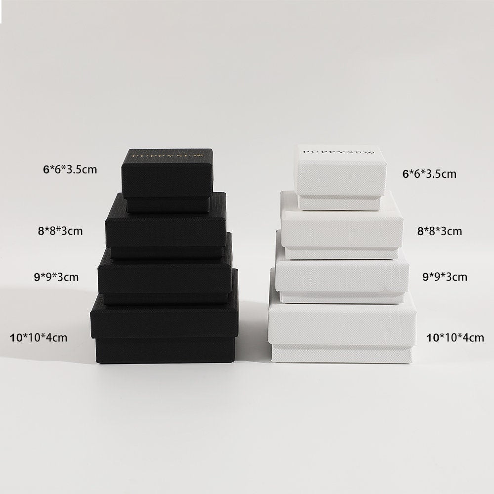 50 Custom Logo Jewelry Boxes: Necklace, Ring, Earring Packaging-zoom-10