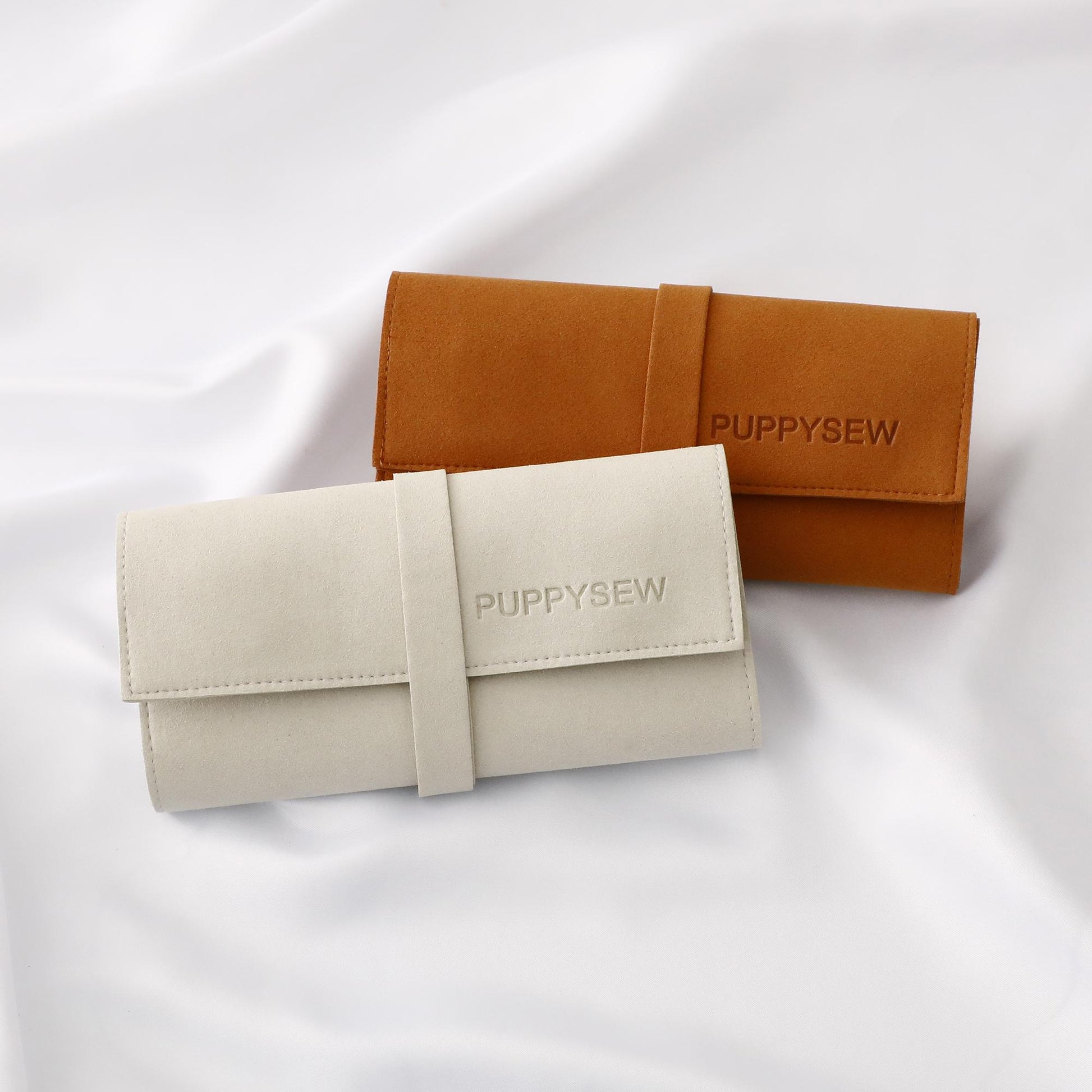 Travel Jewelry Roll Organizer – Microfiber Roll-Up Bag-10