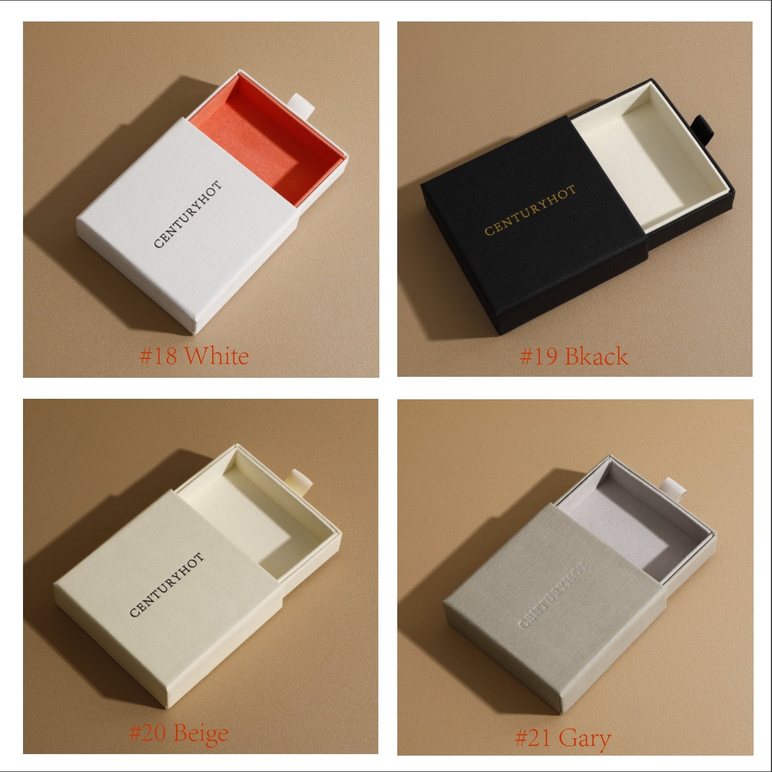 Custom Logo Paper Jewelry Box, Necklace & Ring Gift Packaging-10