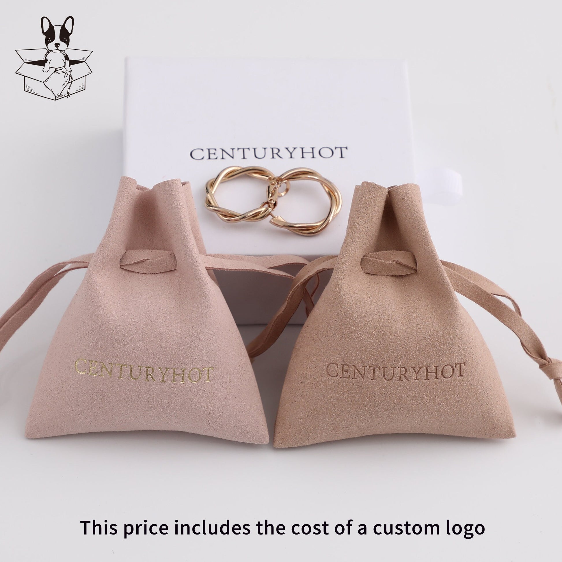 Personalized Microfiber Jewelry Bag with Custom Logo-4