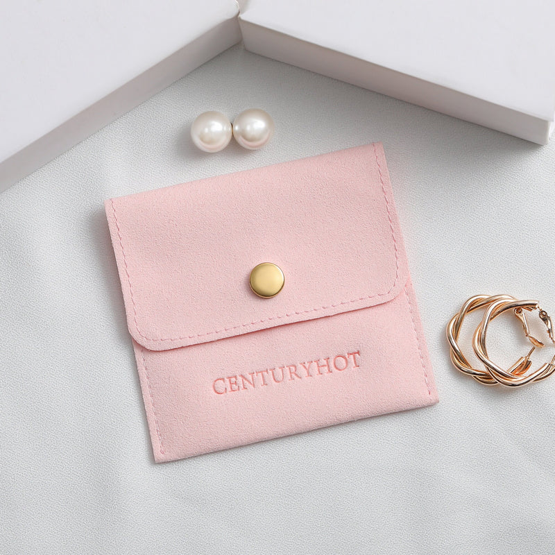 Personalized Microfiber Jewelry Bags with Logo, Fashion Packaging-zoom-