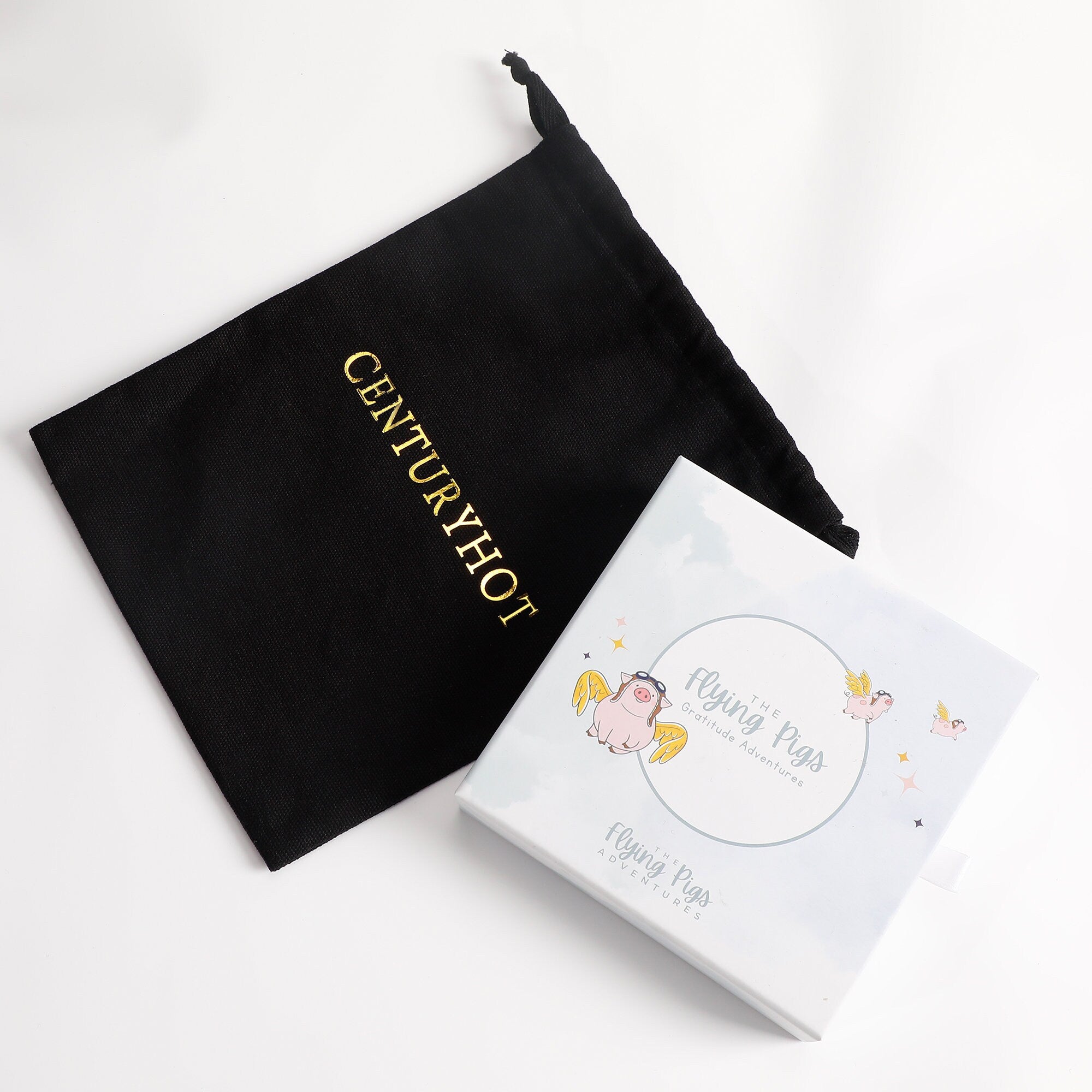 50 Black Cotton Canvas Jewelry Bags, Personalized Logo, Ribbon Drawstring Gift Bags-zoom-7