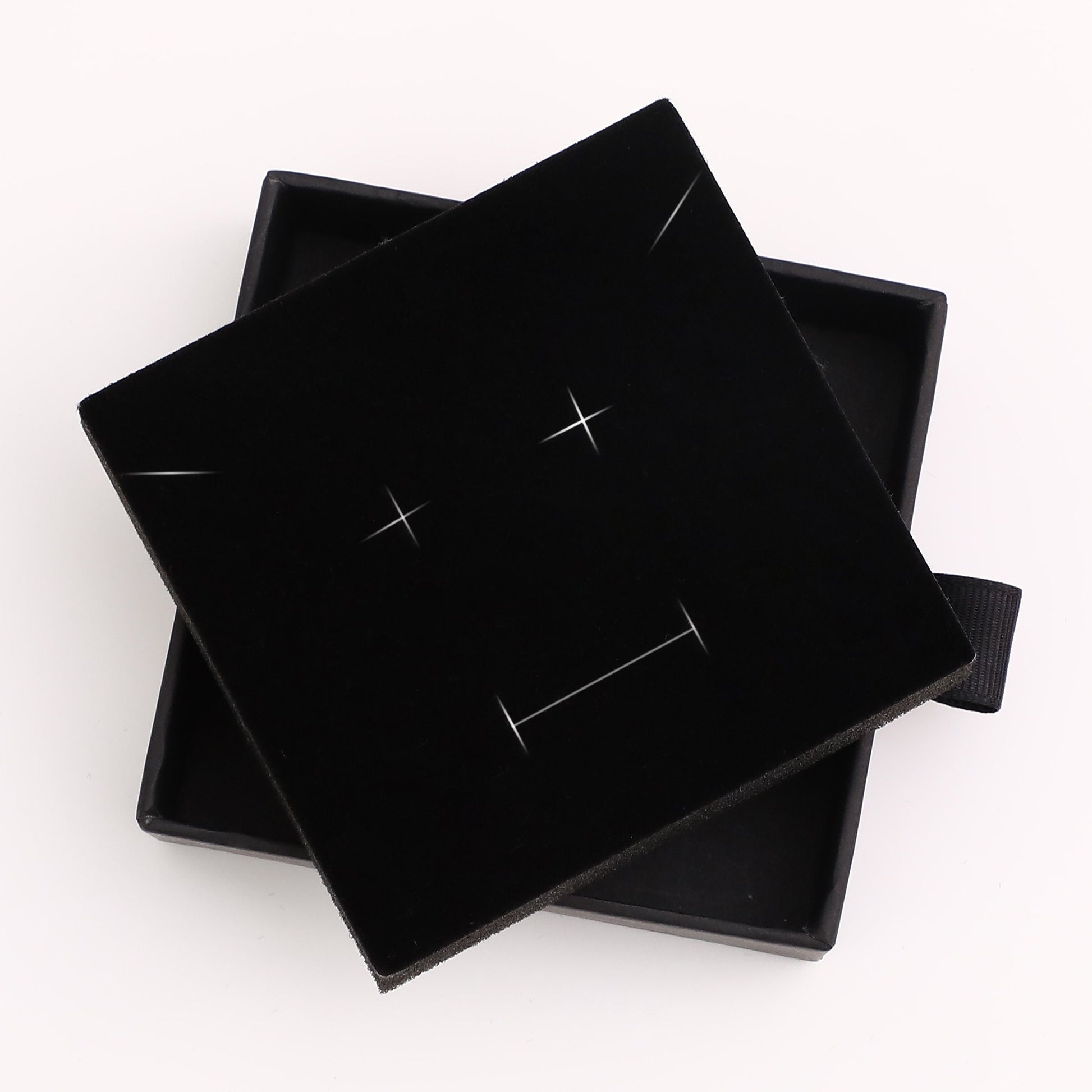 Custom Logo Jewelry Box: Chic Black Carton, Drawer Style-5