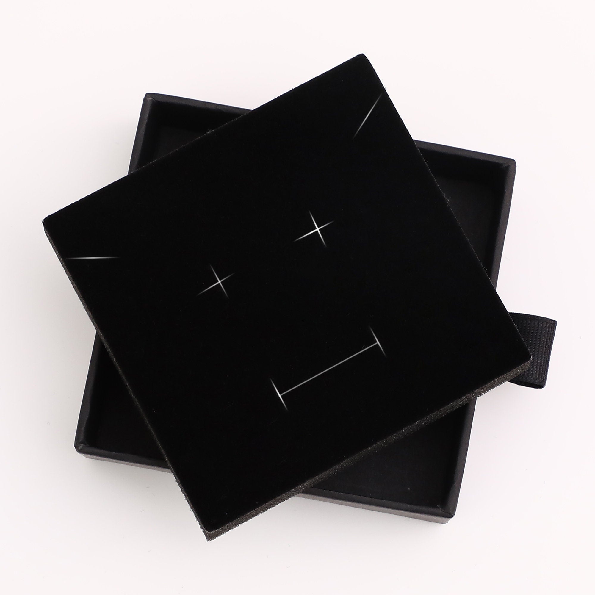 Custom Logo Jewelry Box: Chic Black Carton, Drawer Style-zoom-5