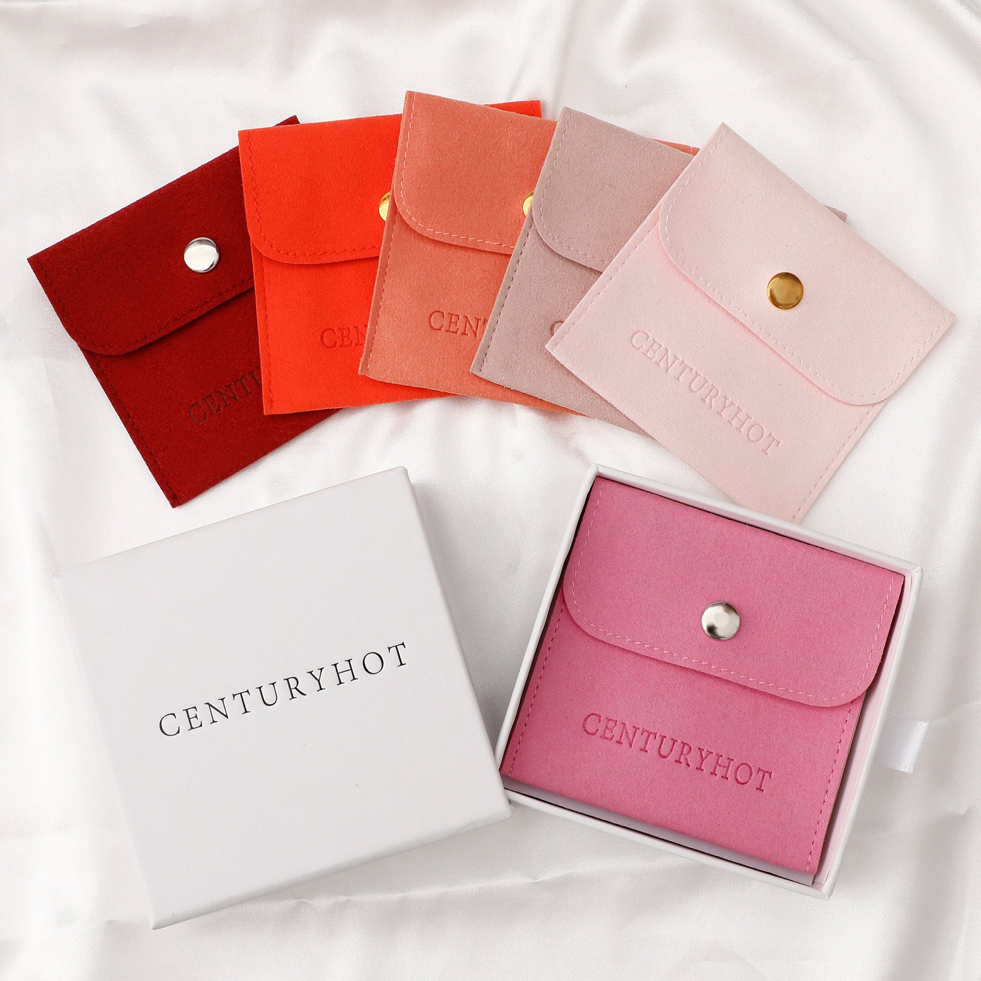 Personalized Jewelry Box Set: Microfiber Bag & Cardboard Drawer-6